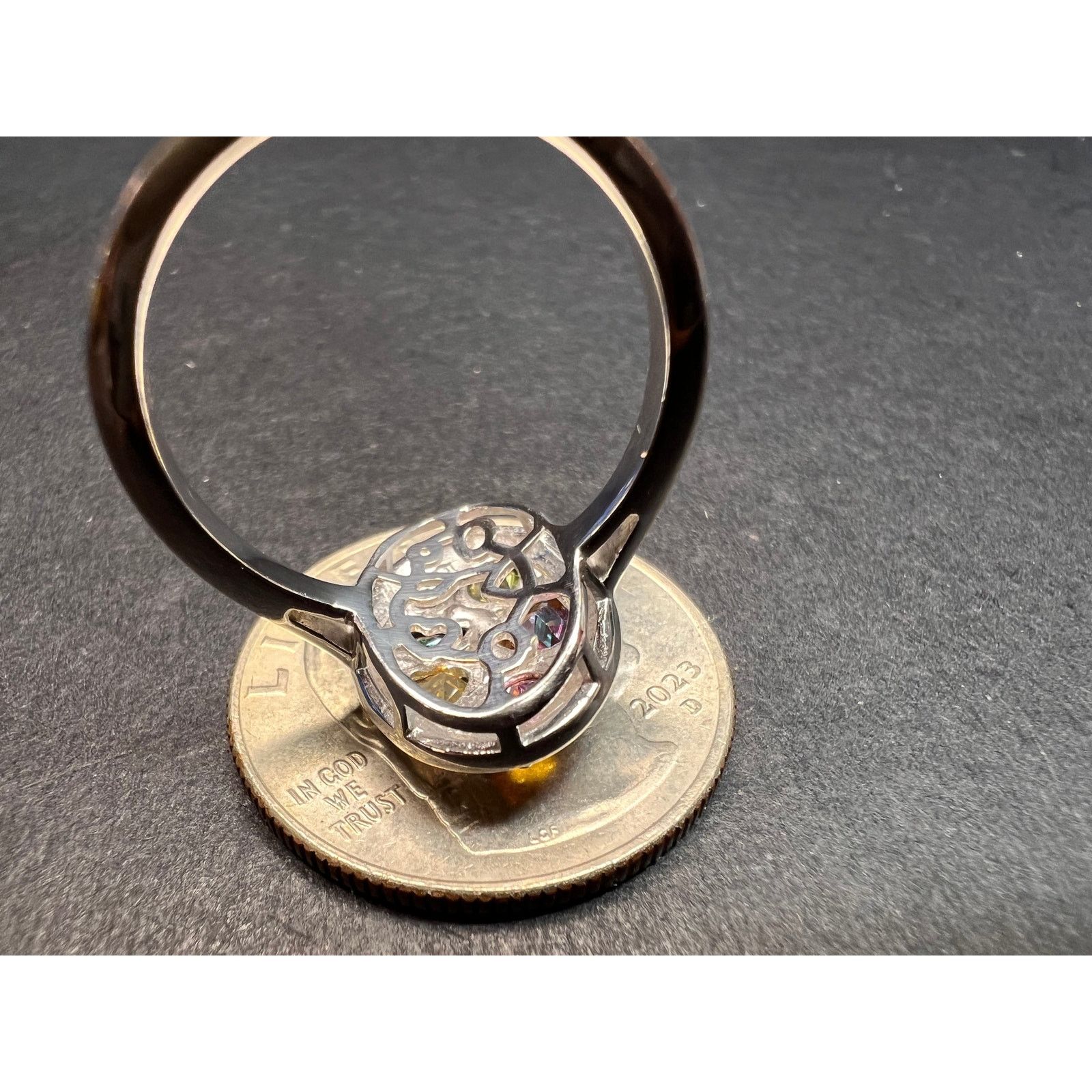 Other NEW cosmic mystic topaz ring in sterling silver size 8 Size ONE SIZE - 9 Thumbnail