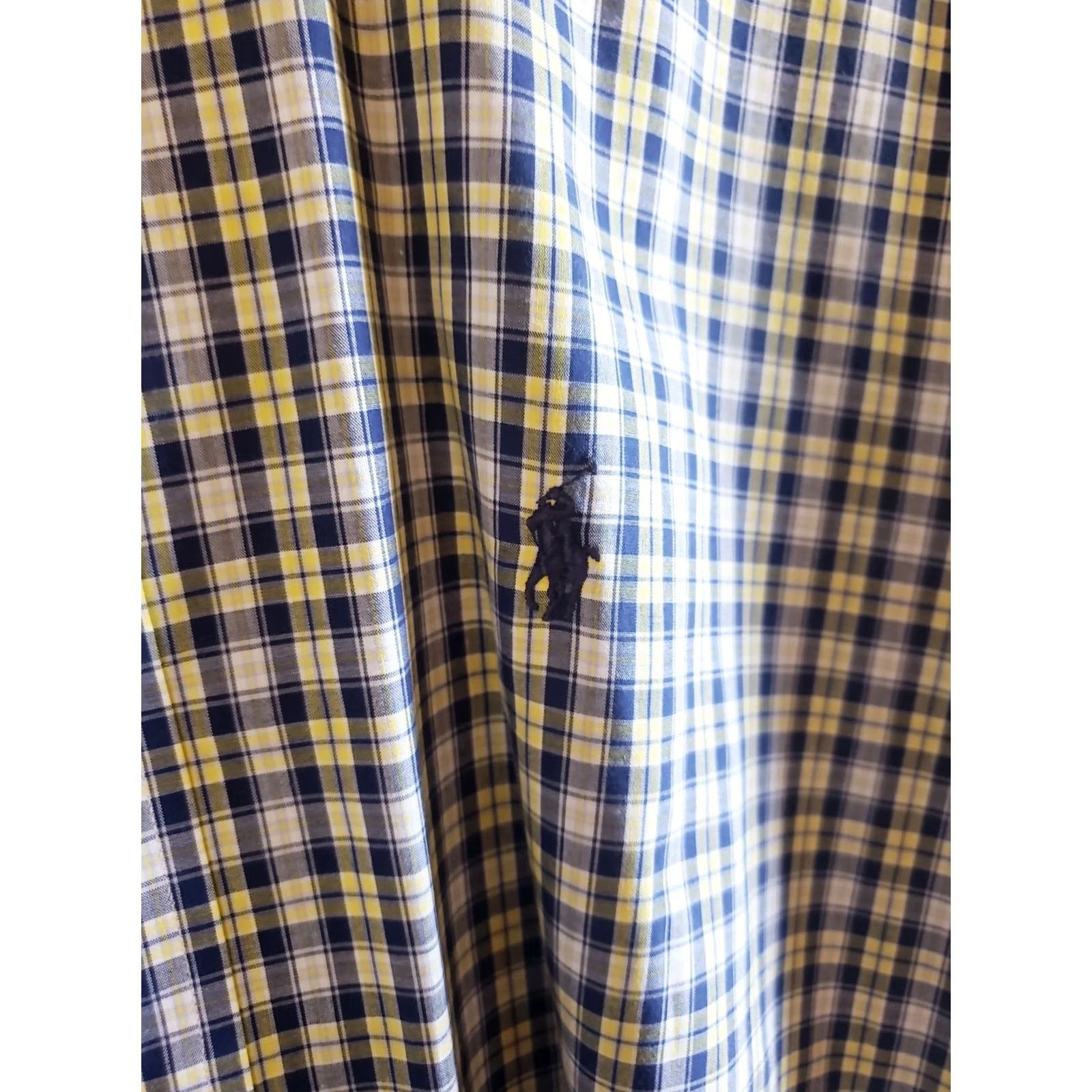 Ralph Lauren Ralph Lauren Shirt Mens Large Blue Yellow Blake Short Sleeve Button Down Light - Vibrant Size US L / EU 52-54 / 3 - 6 Thumbnail