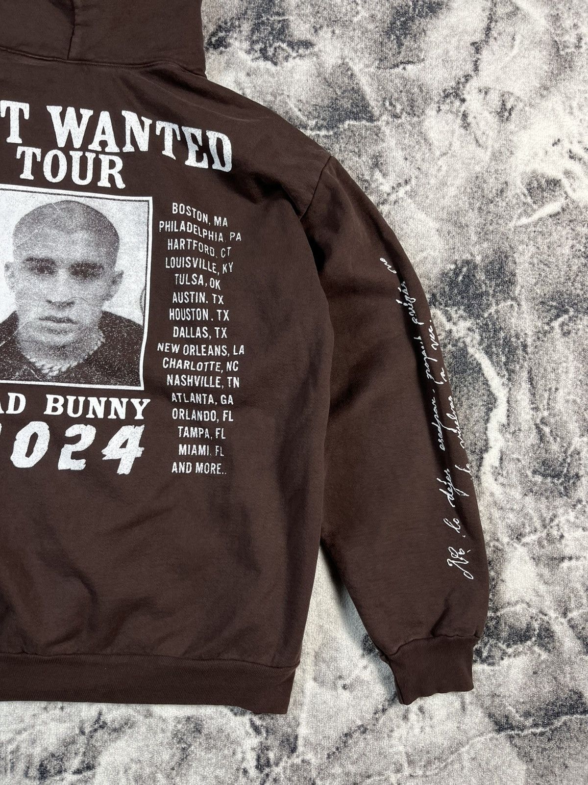 Band Tees Bad Bunny Most Wanted Tour Hoodie 2024 XL Size US XL / EU 56 / 4 - 9 Thumbnail