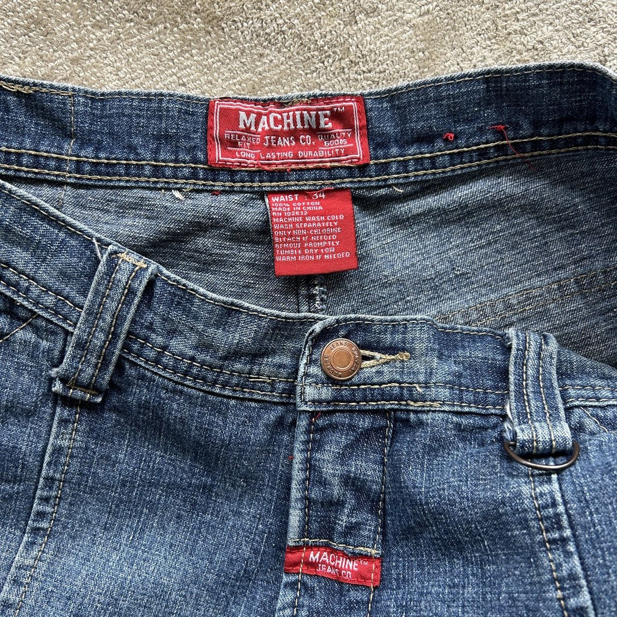 JNCO Machine Y2K Cargo Skate Jorts Size US 34 / EU 50 - 7 Thumbnail
