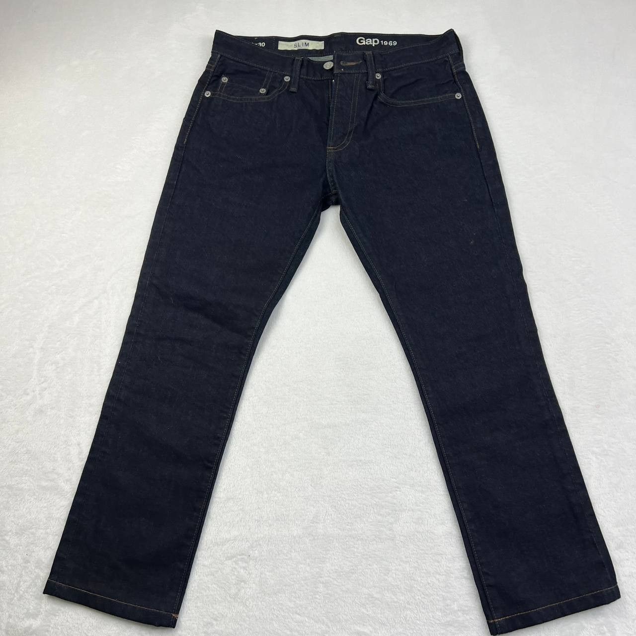 Gap Gap 1969 Jeans Men 28 x30 Black Denim Pants Slim Fit Size US 28 / EU 44 - 1 Thumbnail
