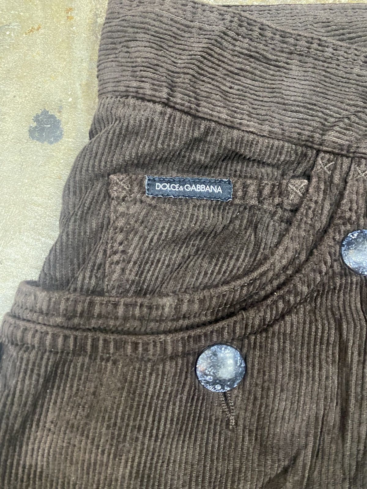 Dolce & Gabbana × Vintage Vintage Dolce & Gabbana corduroy pants Size US 32 / EU 48 - 10 Thumbnail