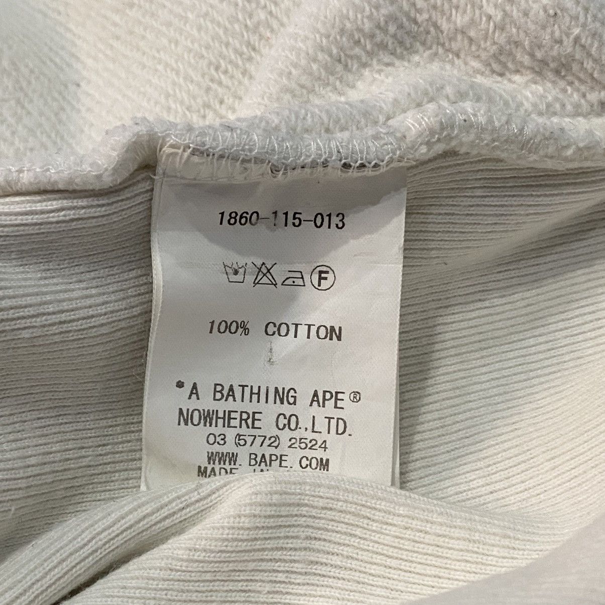 Bape Bape White Full Zip Hoodie Football Size US M / EU 48-50 / 2 - 5 Thumbnail