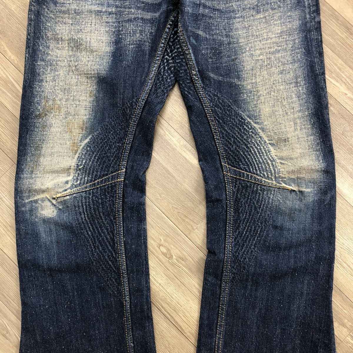 If Six Was Nine 2000s Japanese Brand Faded Y2K Lgb Goa Bootcut Flared Jeans Size US 32 / EU 48 - 11 Thumbnail