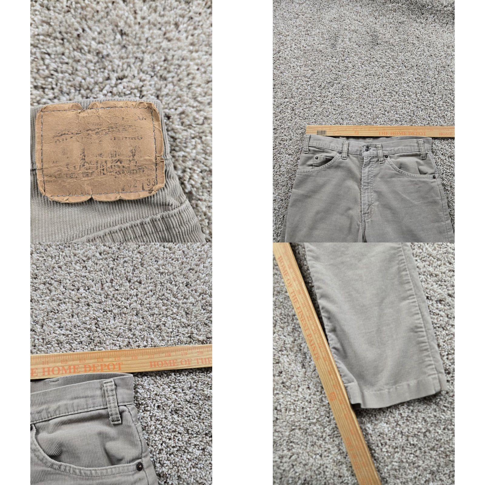 Levi's VINTAGE Levi's 517 Jeans Mens 31x28 Brown Corduroy Bootcut White Tab 80s Jeans Mens 31 Brown Corduroy Bootcut 80s Levi's 517 Size US 31 - 9 Thumbnail