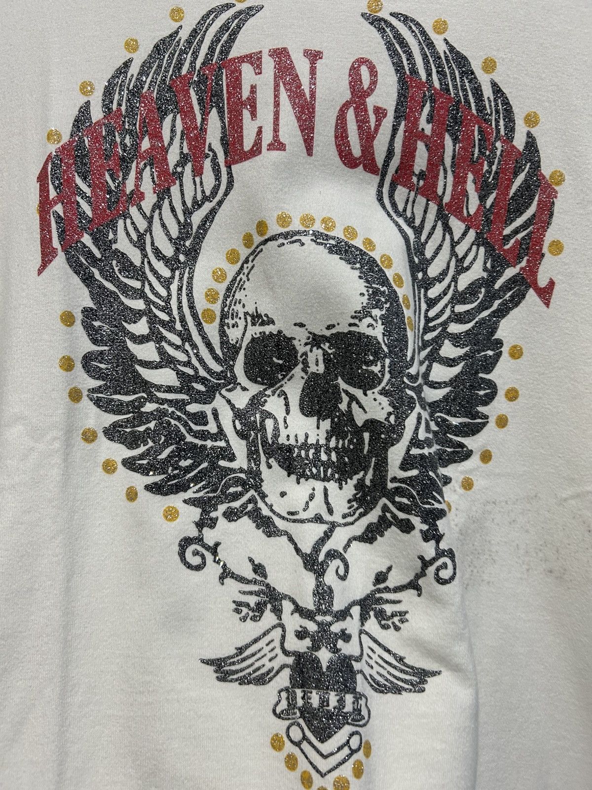 Japanese Brand Skull punk Glitter sleeve Heaven & Hell Size US L / EU 52-54 / 3 - 3 Thumbnail