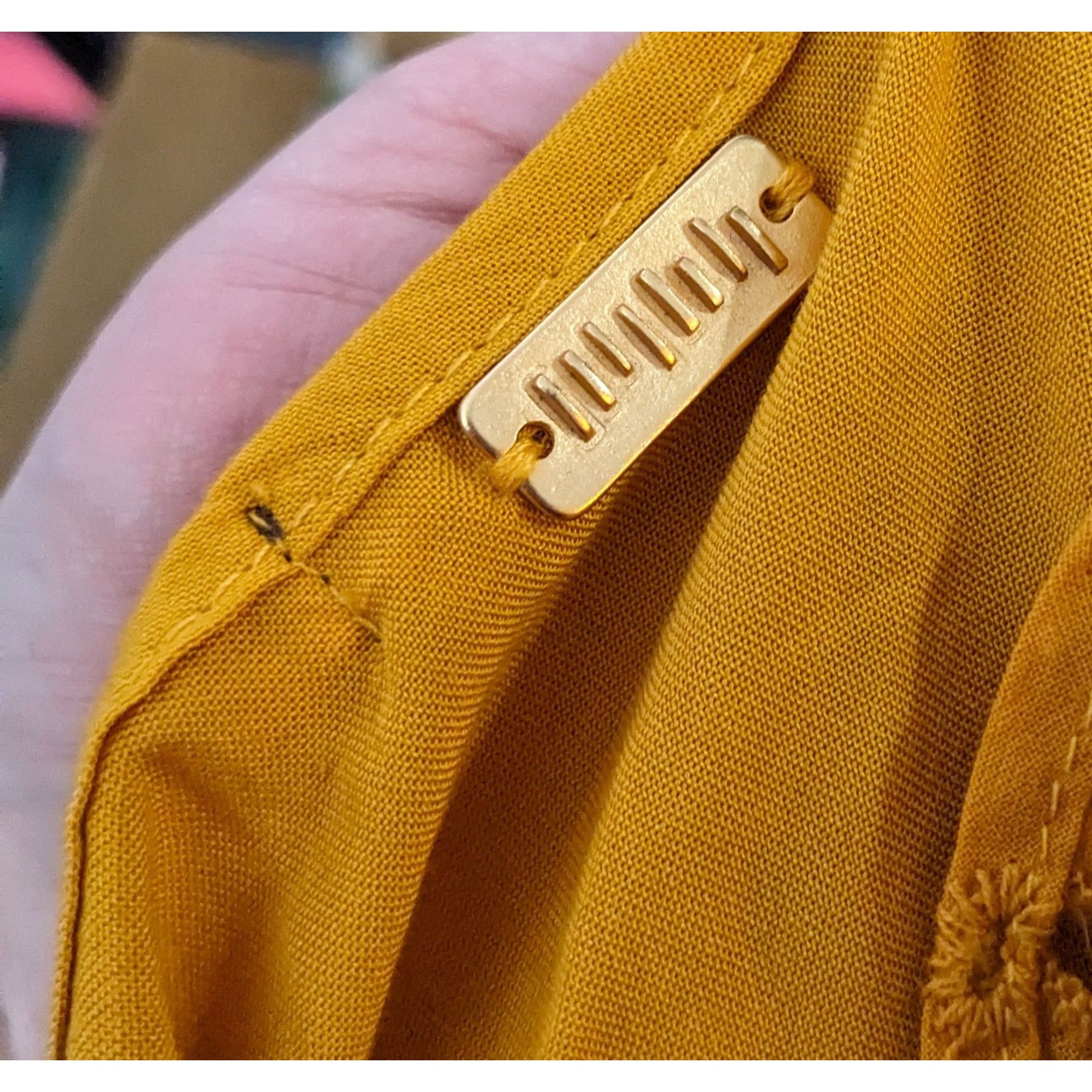 Other Vintage Mustard The Cove Atlantis Ruffle Maxi Dress Size Sma Size S / US 4 / IT 40 - 12 Thumbnail