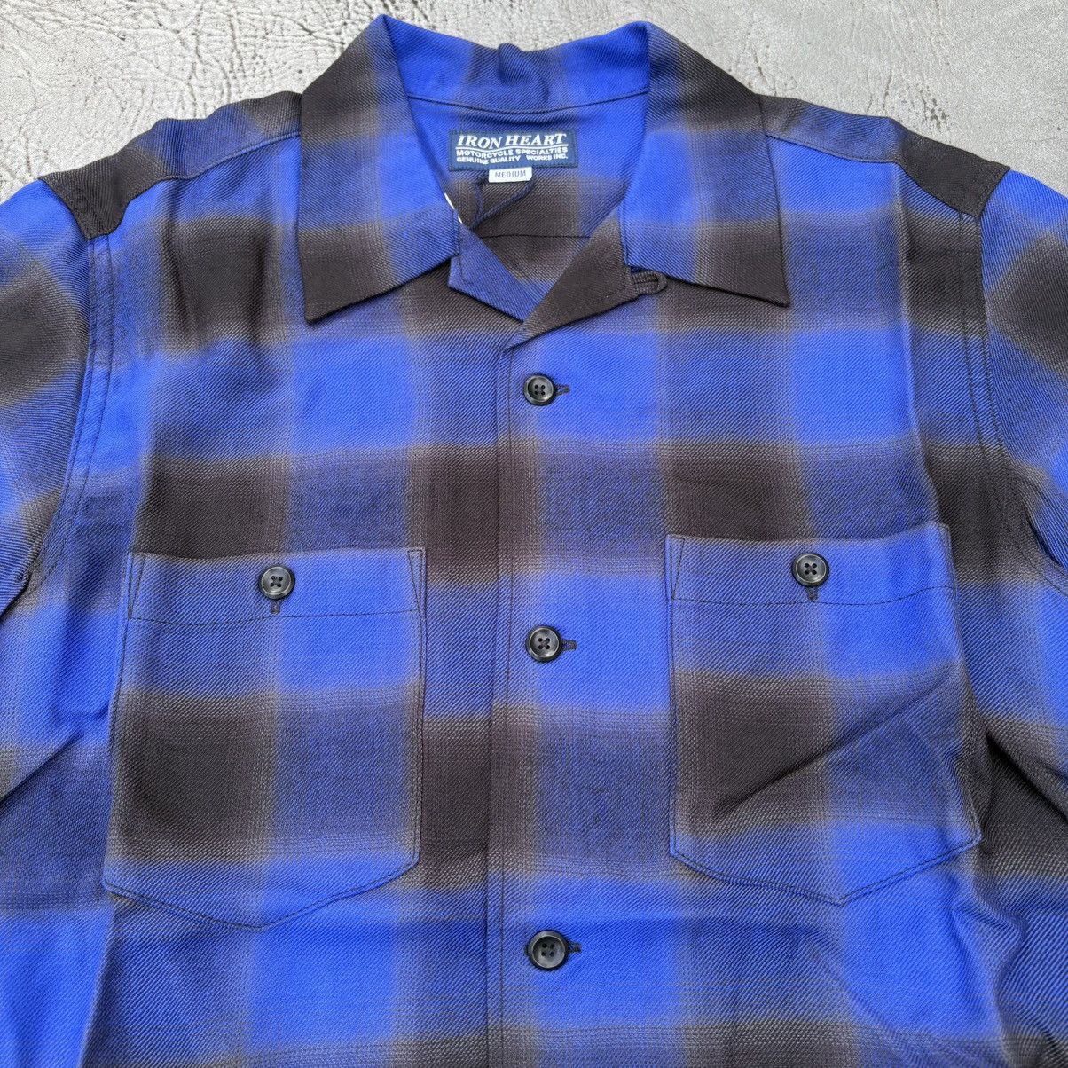 Iron Heart Iron Heart 5oz Bowling Shirt Medium M IHSH-325 blue Loop Size US M / EU 48-50 / 2 - 5 Thumbnail