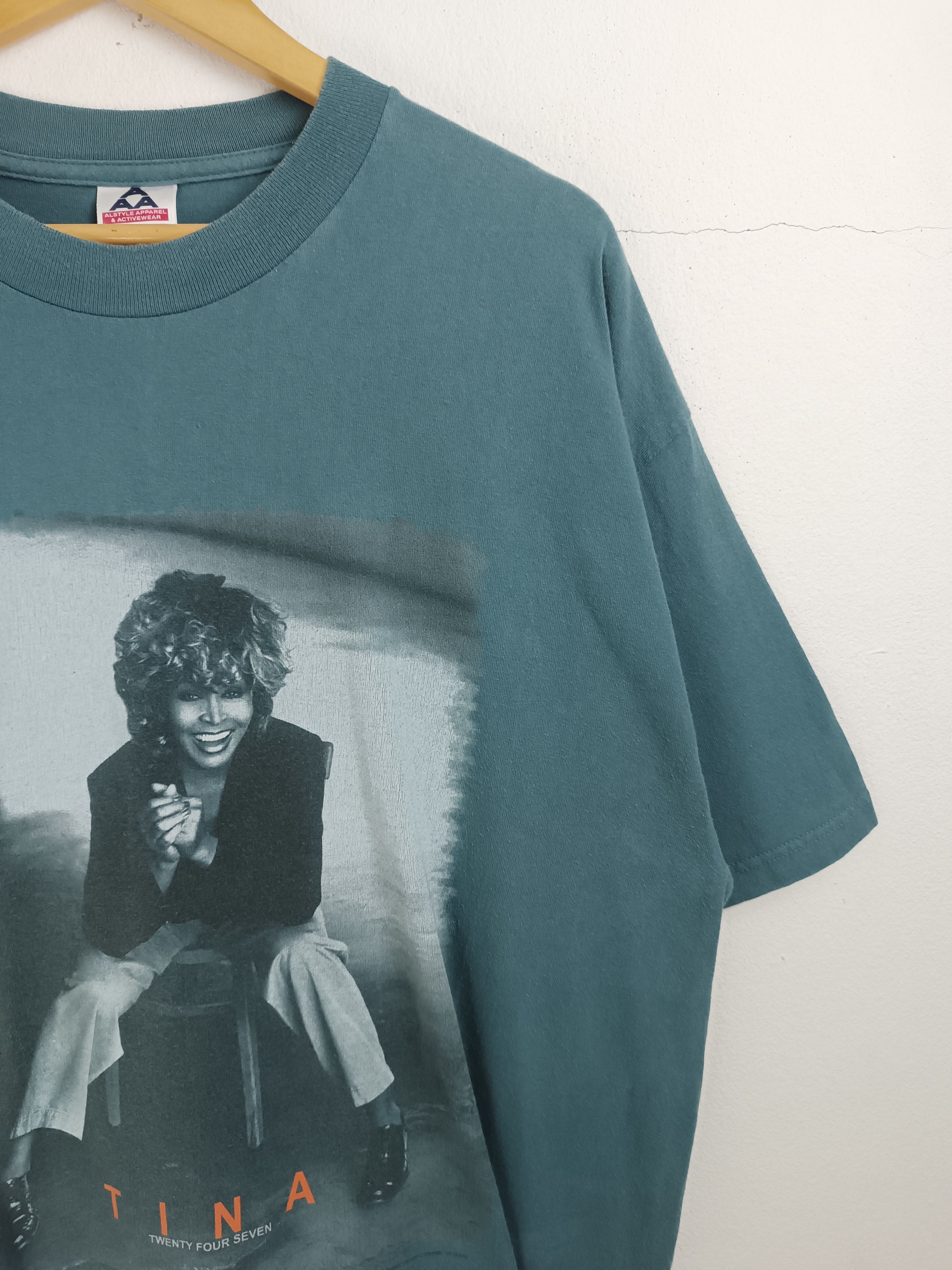 Rap Tees VINTAGE 2000 TINA TURNER 24 SEVEN TEE whitney jackson prince Size US XL / EU 56 / 4 - 6 Thumbnail