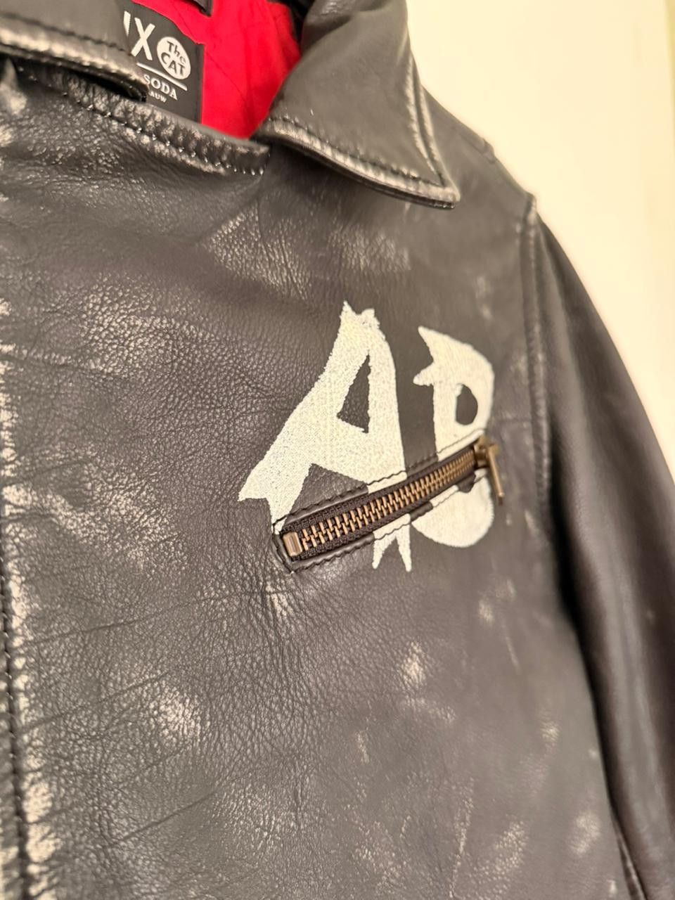 Scotch & Soda Archive Piece - Scotch & Soda x Felix the Cat Leather Jacket Size XS / US 0-2 / IT 36-38 - 16 Thumbnail