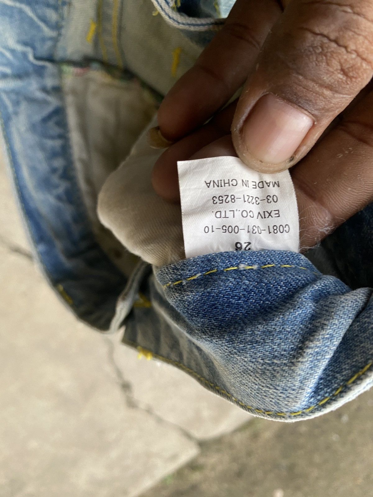 If Six Was Nine × Japanese Brand × Vintage Vintage cold denim jeans Size 30" / US 8 / IT 44 - 9 Thumbnail