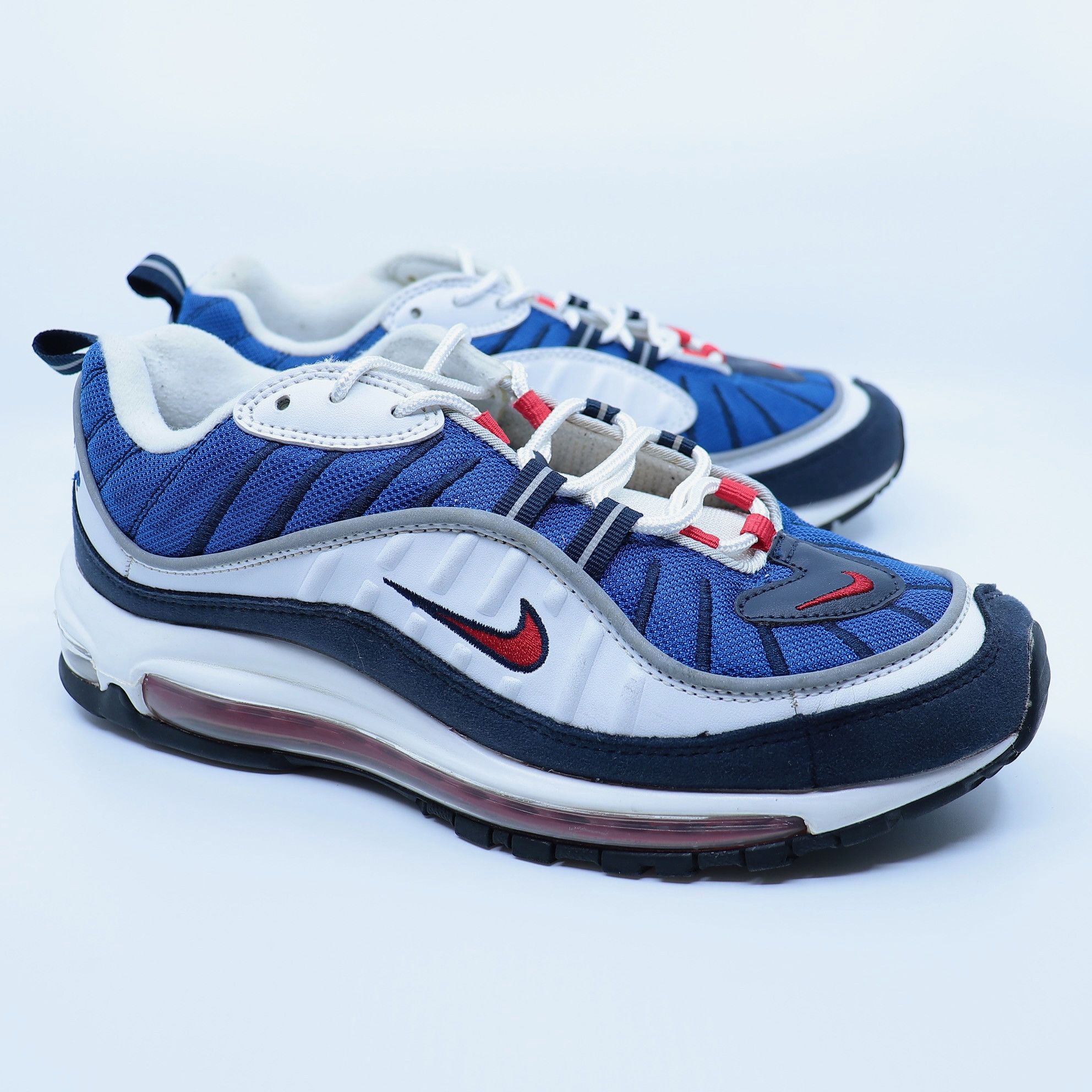 Nike Nike Air Max 98 Gundam 2018 Retro (640744-100) Size 9 Used Size US 9 / EU 42 - 2 Thumbnail