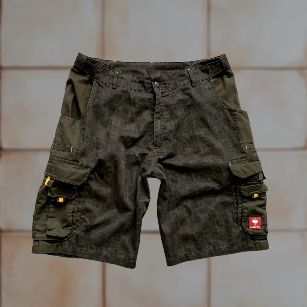 Vintage ENGELBERT STRAUSS Workwear Cargo Shorts Men 56 EU Olive Size 40 Size US 40 / EU 56 - 1 Thumbnail