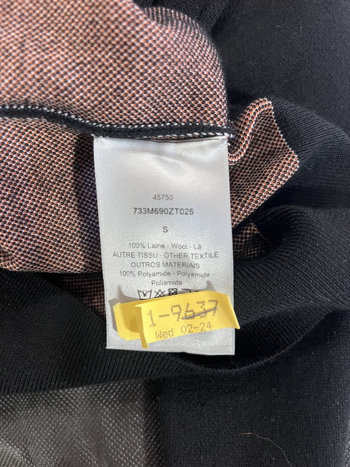 Dior Kris Van Assche “Let Us Rave” Wool Sweater Size US S / EU 44-46 / 1 - 6 Thumbnail