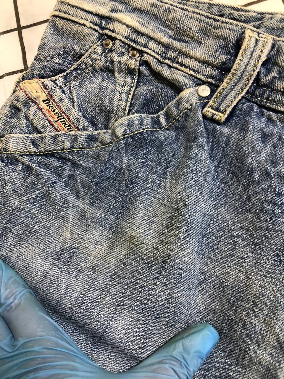 Diesel Diesel Jeans Mens Braddo Denim Straight Distressed Size US 30 / EU 46 - 7 Thumbnail