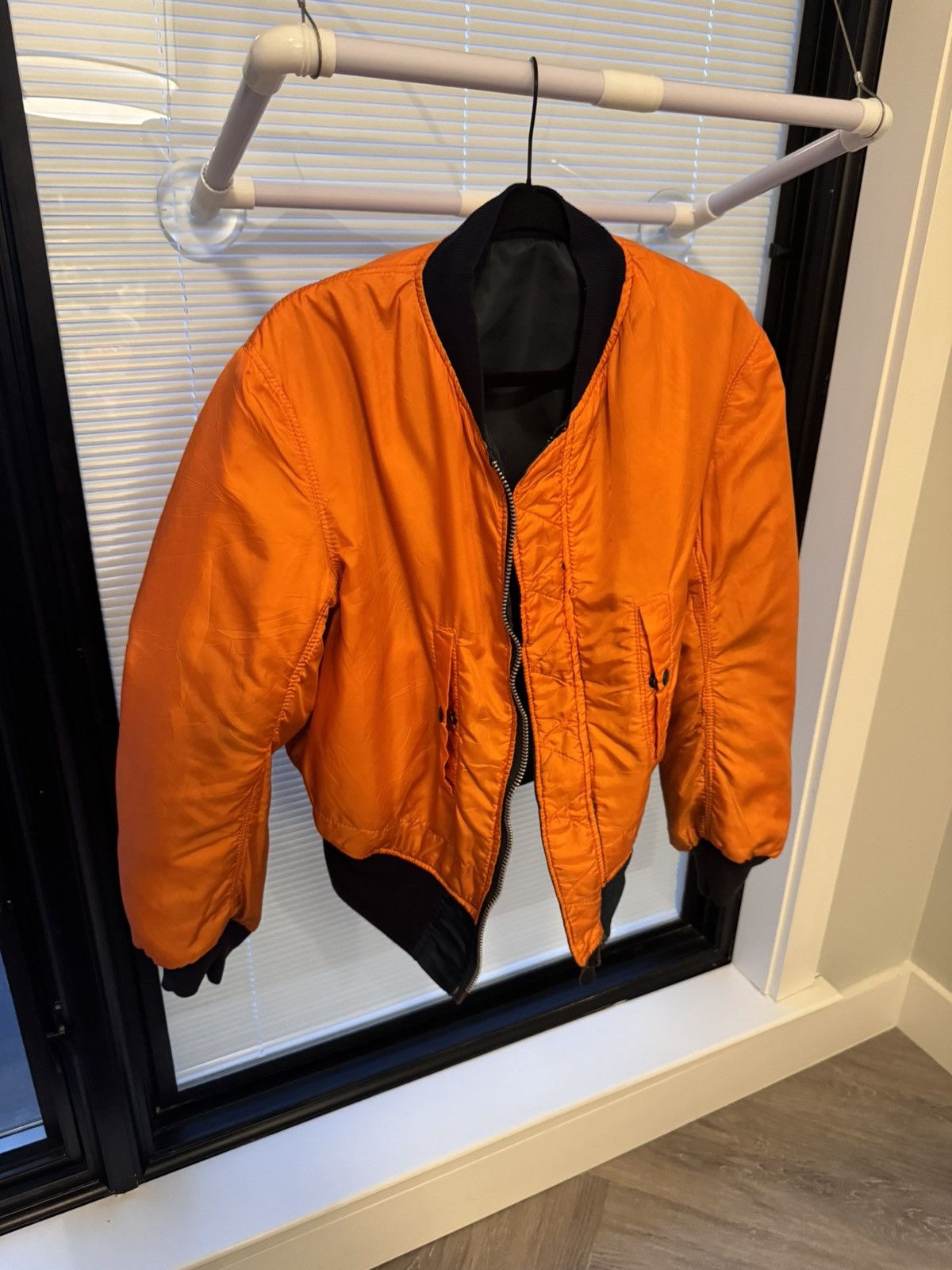 Vintage Vintage 90s Alpha ma1 Bomber Jacket Size US L / EU 52-54 / 3 - 4 Thumbnail
