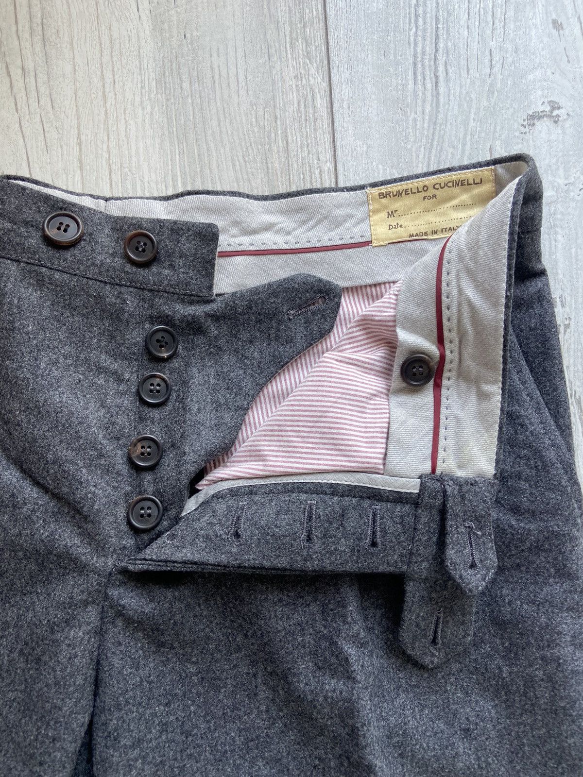 Brunello Cucinelli Brunello Cucinelli Wool Pants Size US 38 / EU 54 - 6 Thumbnail
