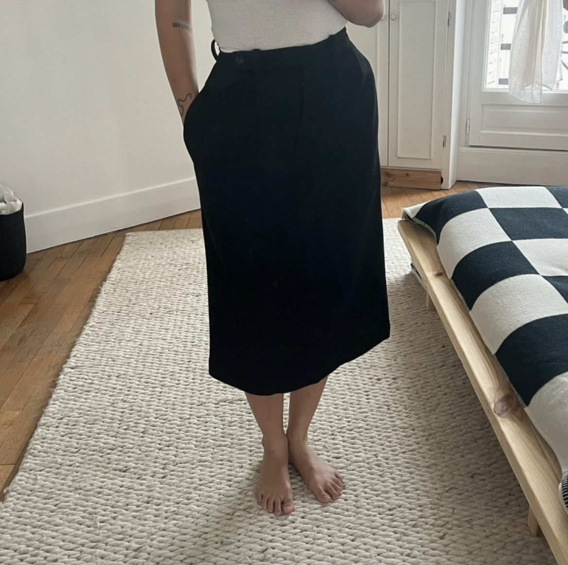 Y's Ya Yohji Yamamoto Wool Skirt Size 24" / US 00 / IT 34 - 8 Thumbnail