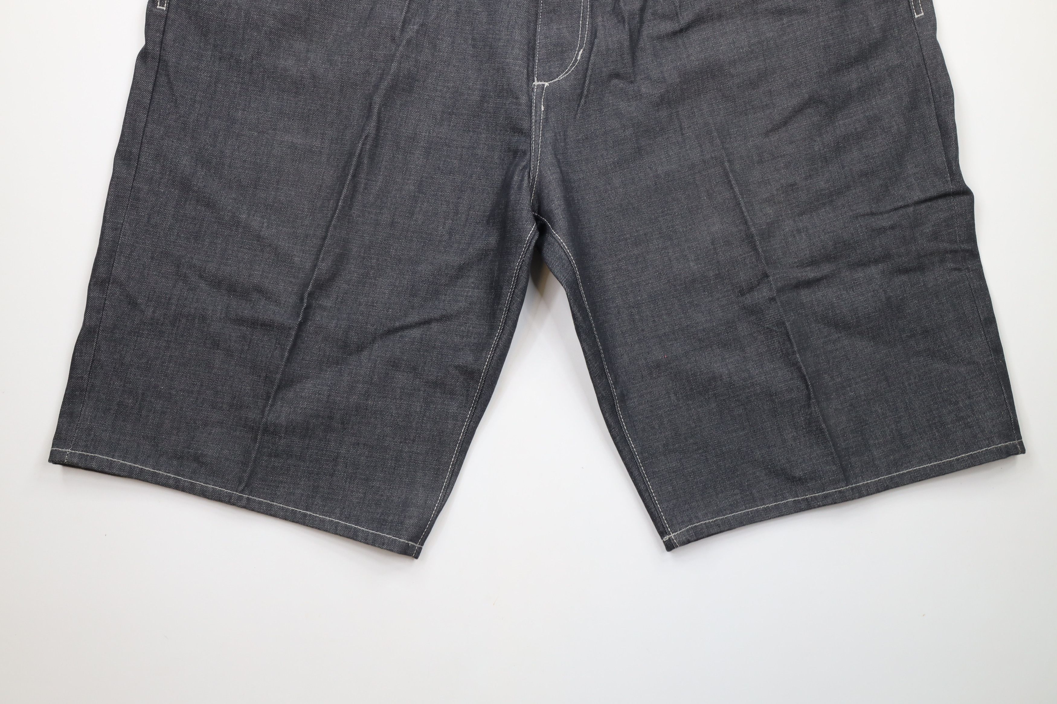 Sean John × Vintage Vintage Sean John Fit Hip Hop Denim Jean Shorts Jorts Gray Size US 44 / EU 60 - 7 Thumbnail
