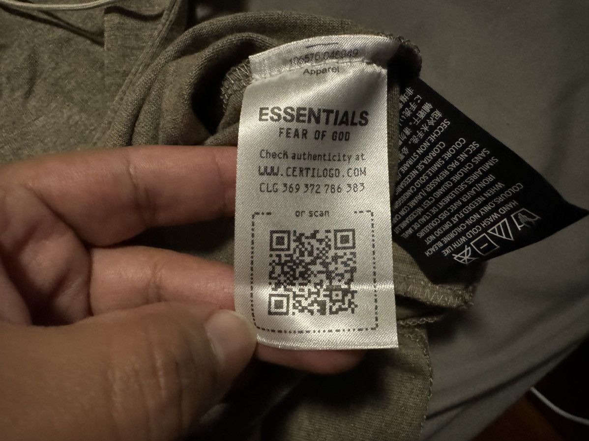 Essentials × Fear of God Essentials FOG Jersey Crewneck T-Shirt Heather Grey Size S Size US S / EU 44-46 / 1 - 16 Thumbnail