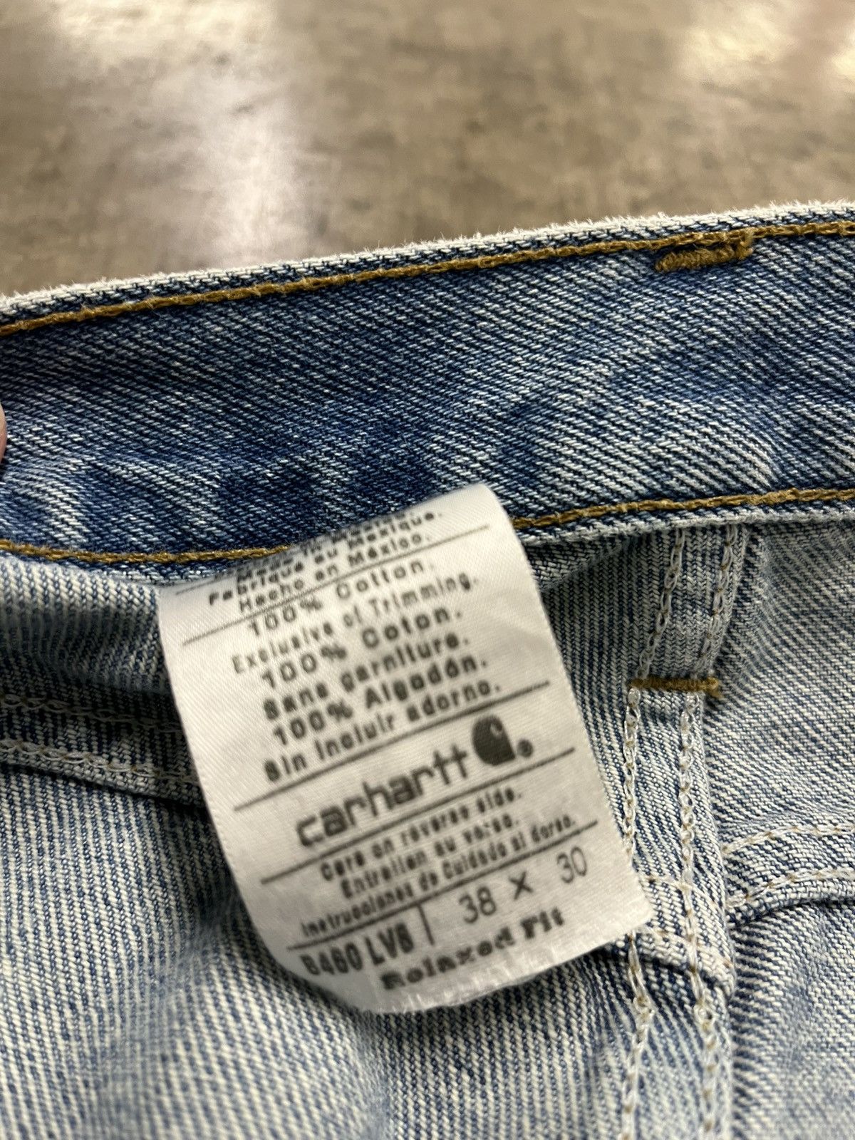Carhartt × Vintage Carhartt baggy fit denim pants hype rare workwear skater Size US 38 / EU 54 - 9 Thumbnail