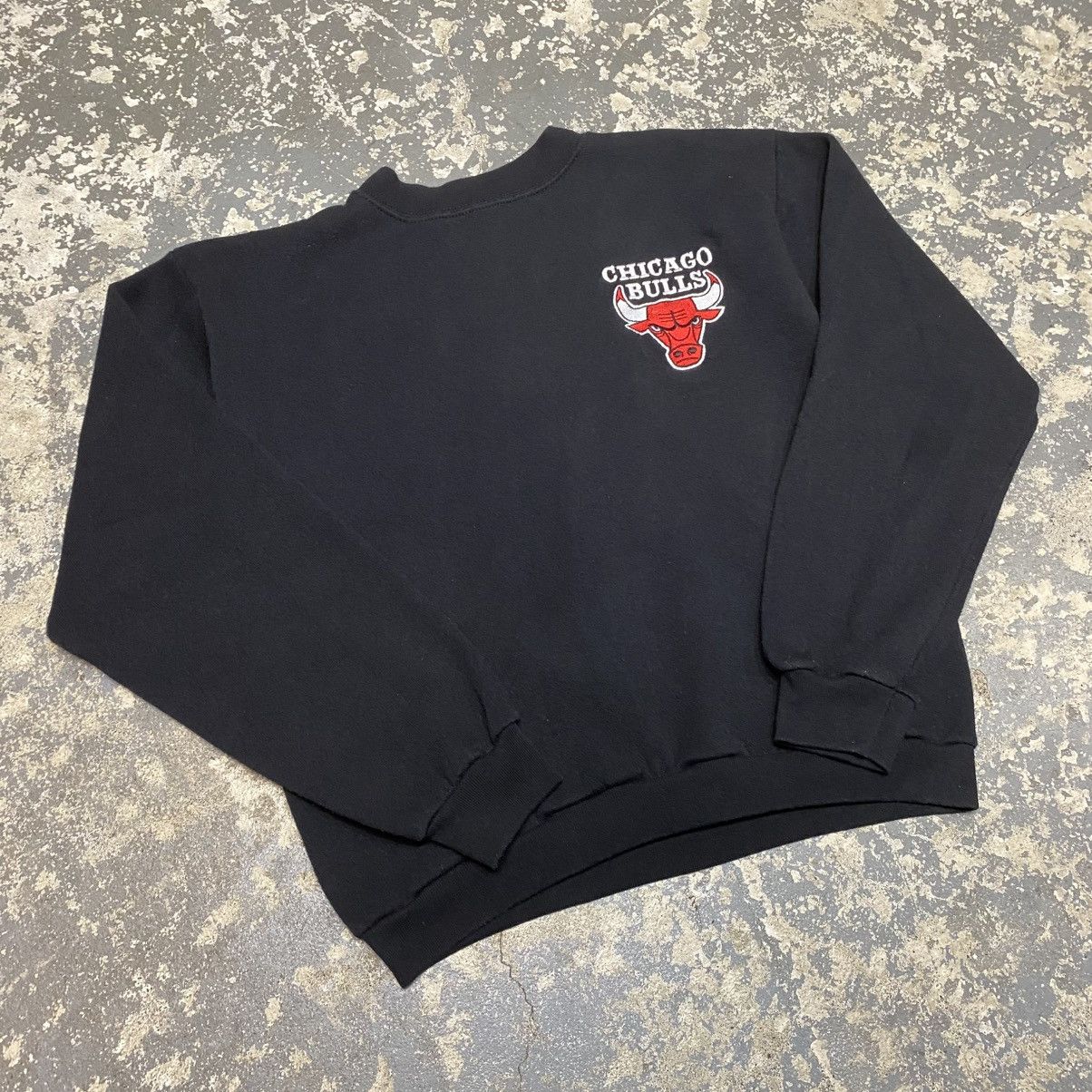 NBA × Vintage Vintage Chicago Bulls Logo 7 Sweatshirt 90s USA Size US XS / EU 42 / 0 - 8 Thumbnail