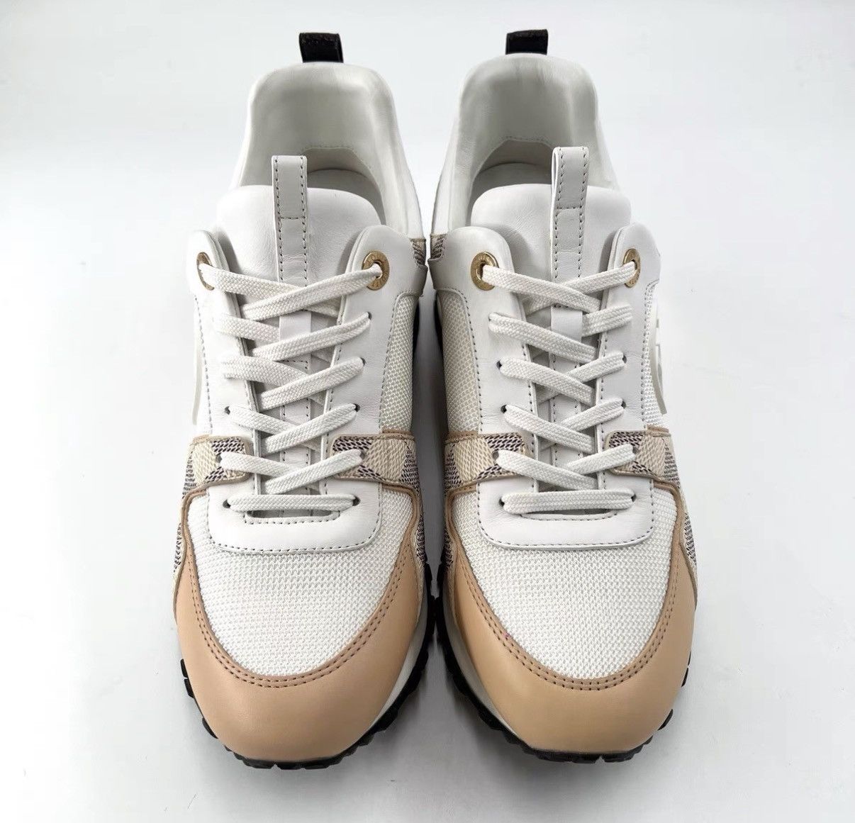 Louis Vuitton Louis Vuitton Casual Damier Low Top Cowhide Flat Shoes K12 Size US 5.5 / IT 35.5 - 2 Thumbnail