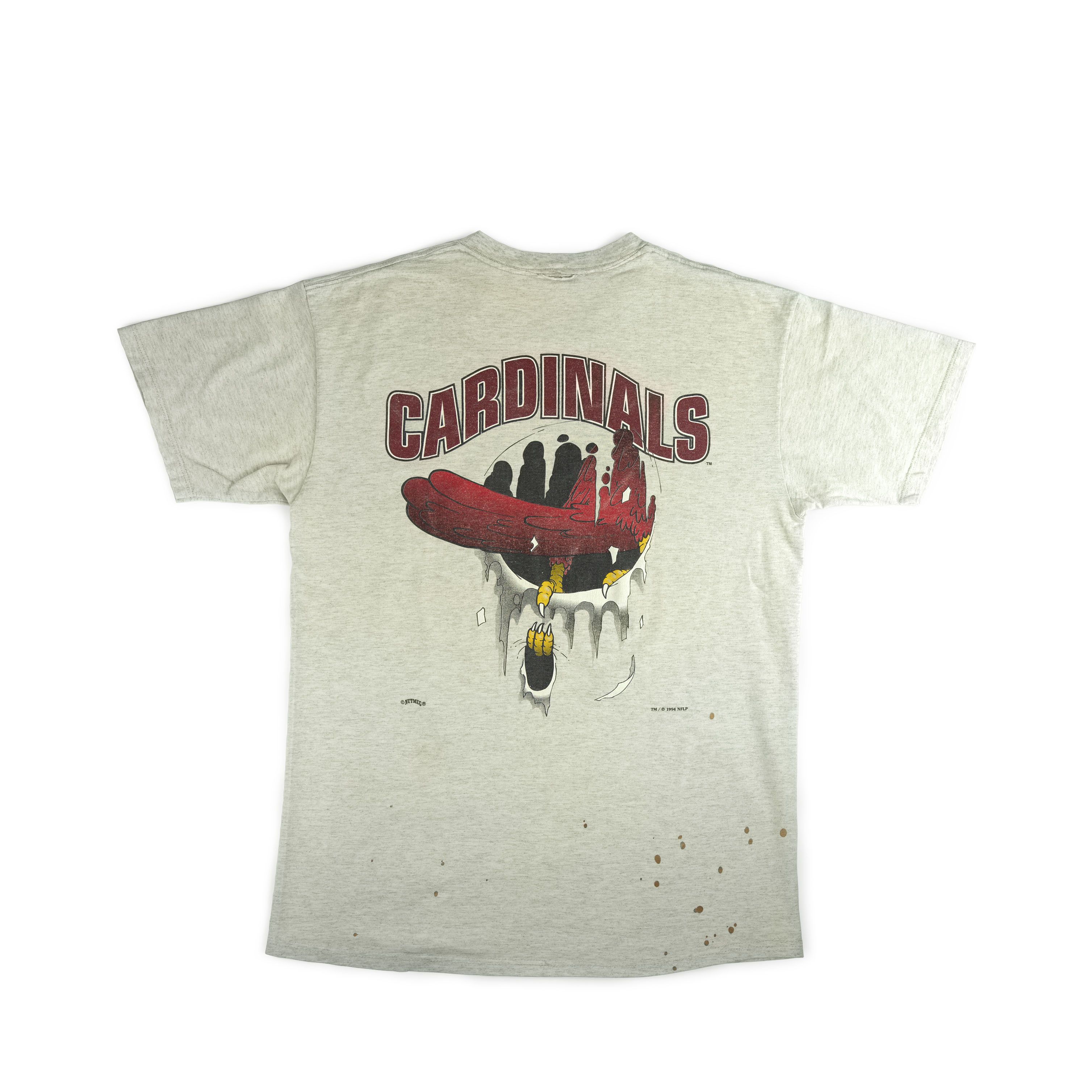 NFL × Nutmeg × Vintage Vintage 1994 Arizona Cardinals Tee Shirt Size US XL / EU 56 / 4 - 2 Thumbnail