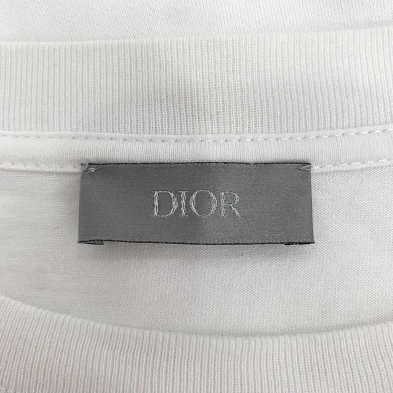 Dior Dior Hem logo old flower full print round neck white cotton Size US M / EU 48-50 / 2 - 5 Thumbnail