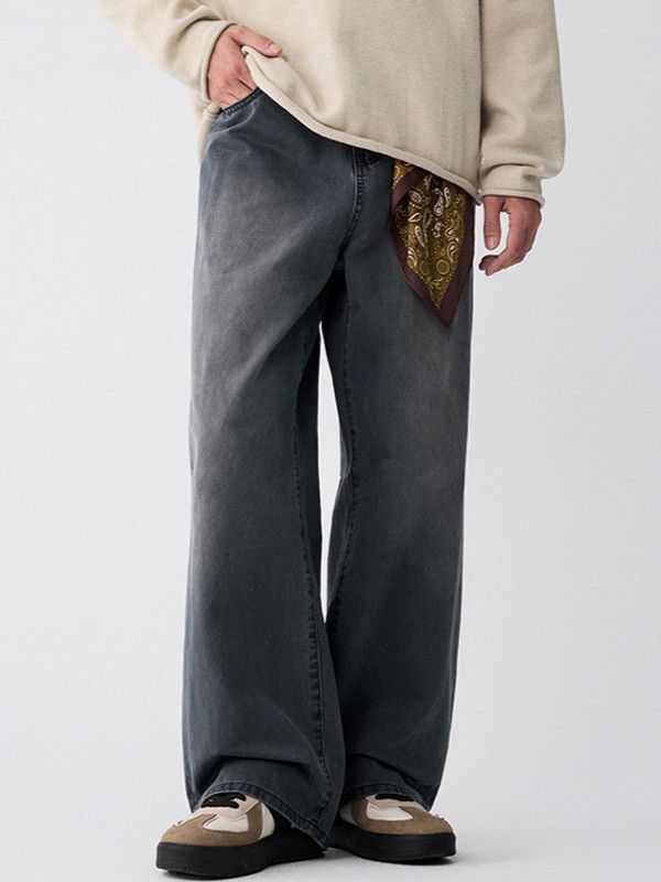 Japanese Brand American Cleanfit washed distressed straight leg jeans Size US 32 / EU 48 - 2 Thumbnail