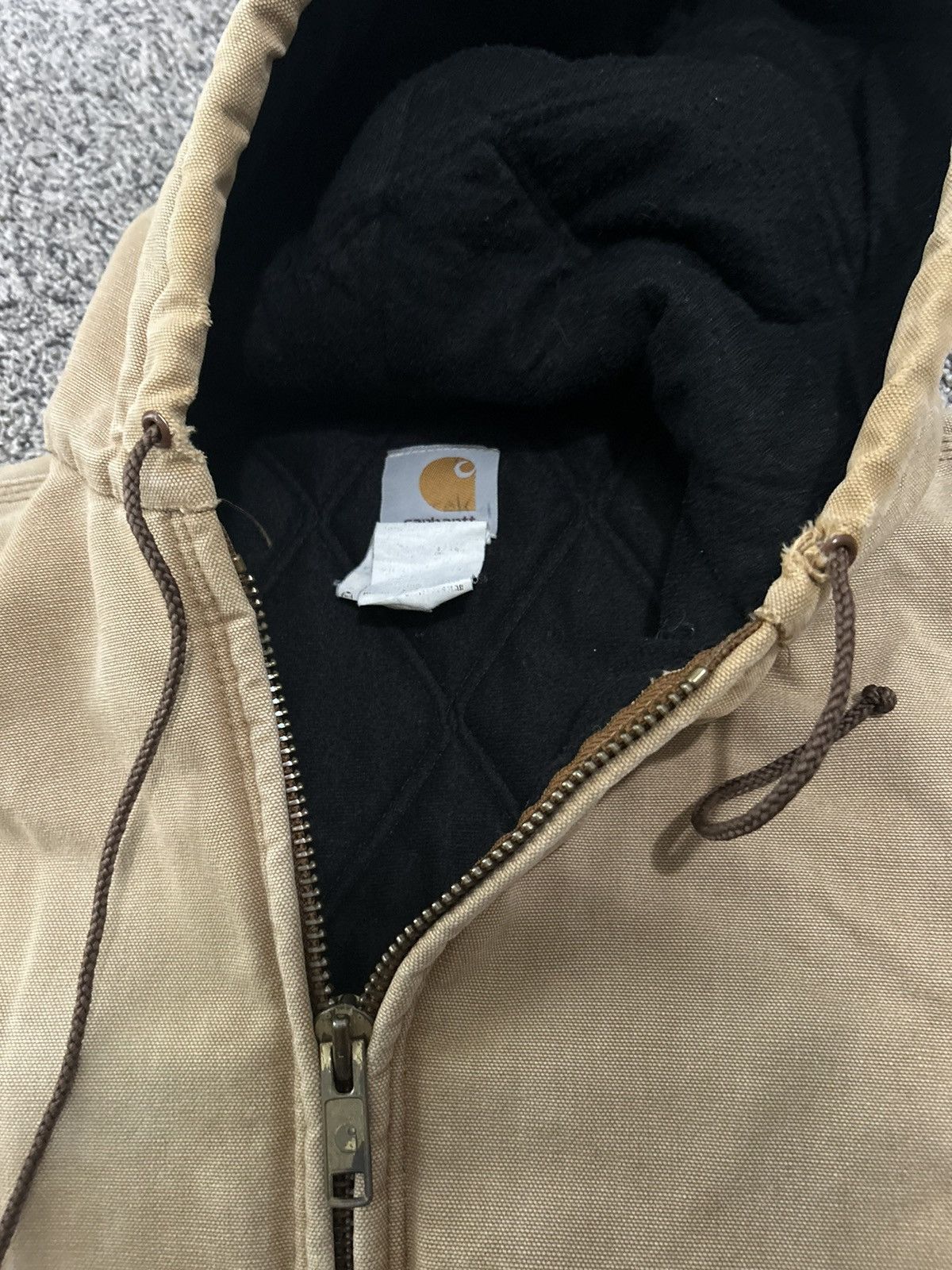 Carhartt Vintage Distressed Faded Carhartt Hooded Jacket OPEN 2OFFERS Size US XL / EU 56 / 4 - 3 Thumbnail