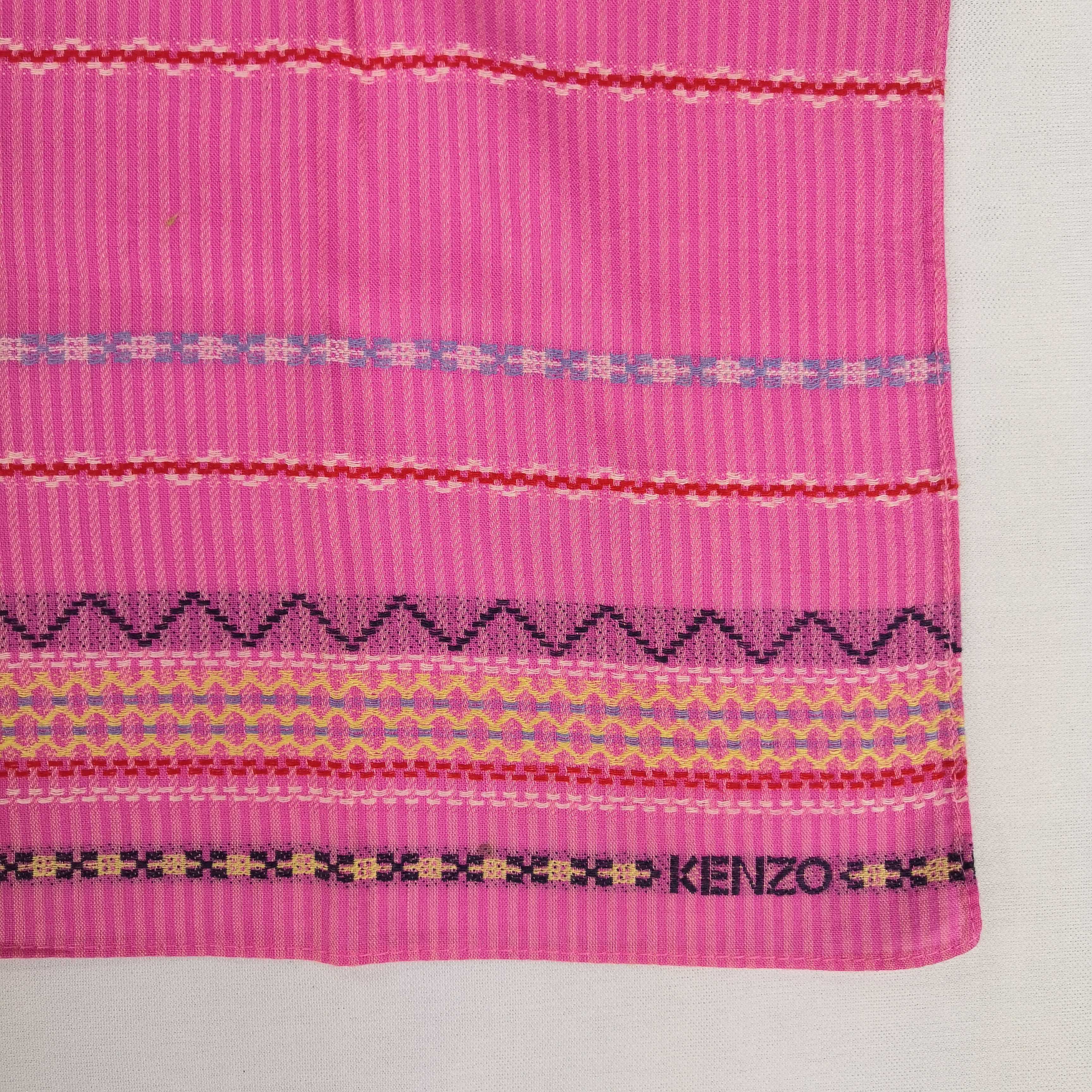 Kenzo Vintage Kenzo Scarf Neckerchief Bandana Handkerchief Size ONE SIZE - 3 Thumbnail