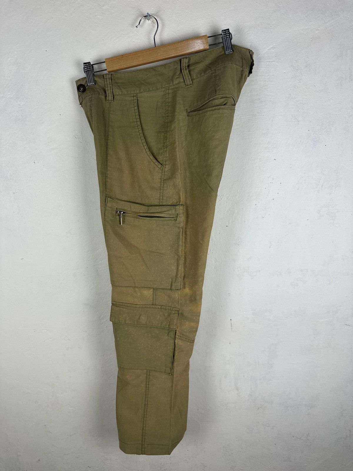 If Six Was Nine CARGO PANTS SENDITIONARIES MULTIPOCKET FADED COLOUR Size US 31 - 19 Thumbnail