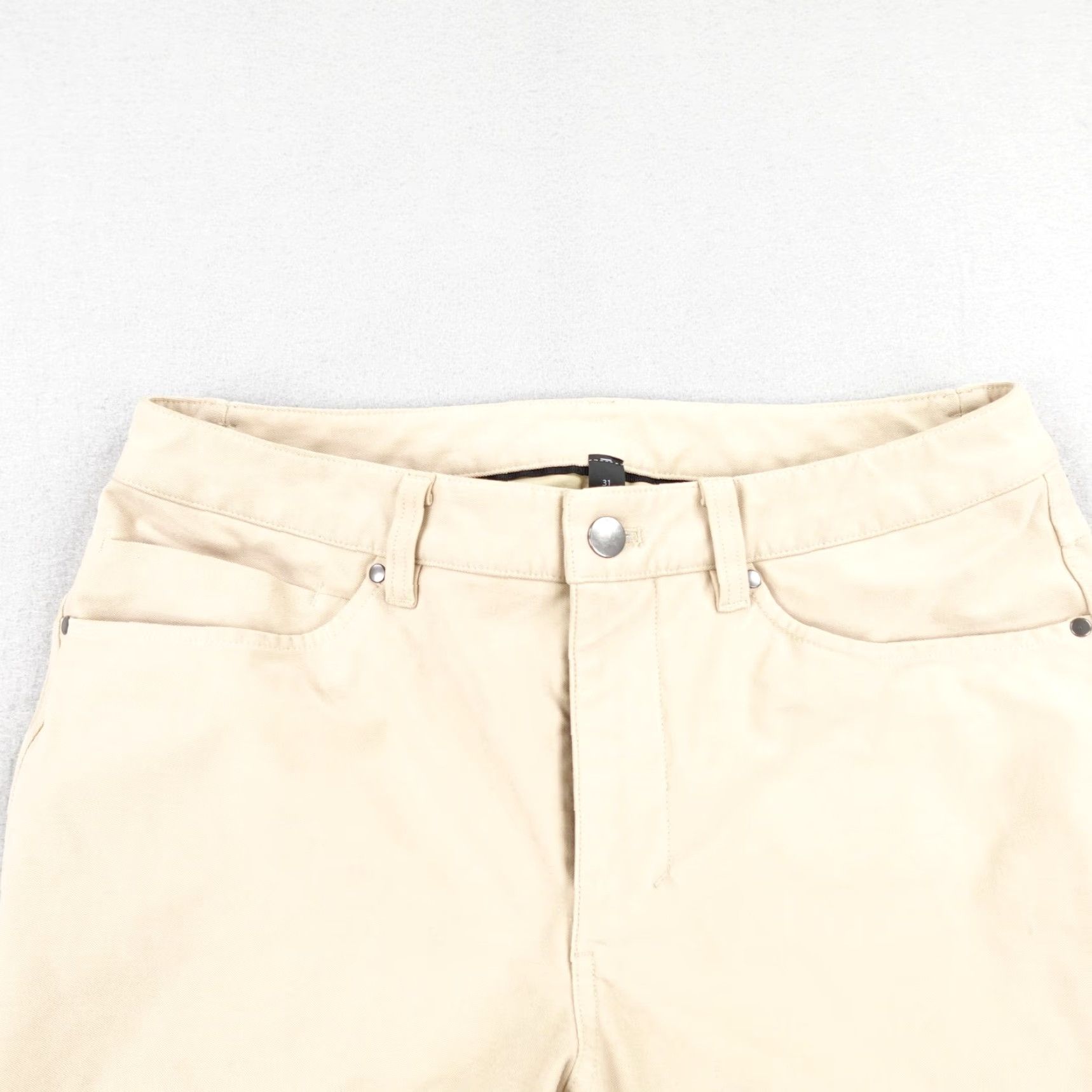 Lululemon Lululemon Pants Mens 31 Khaki Beige ABC Commission Warpstreme Chino Performance Pants Size US 31 - 2 Thumbnail