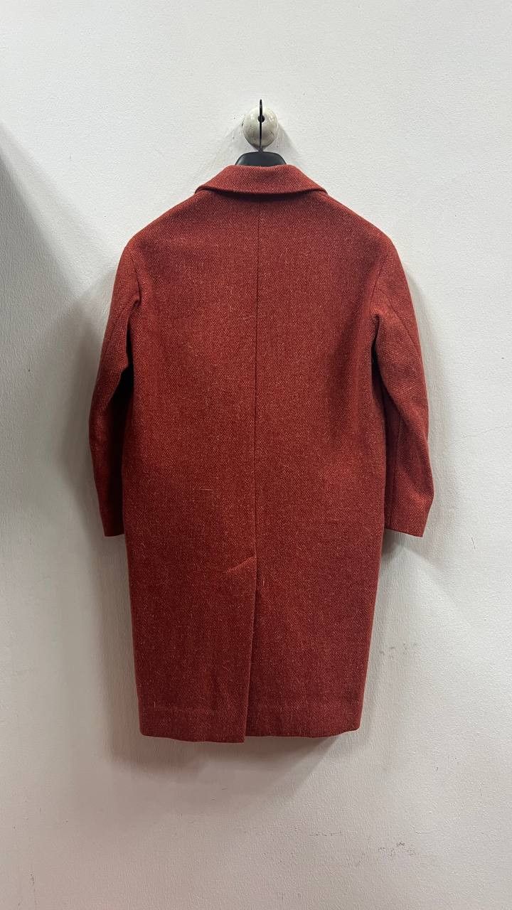 Blackmeans AW14 Blackmeans Vermillion Red Embroidered Tweed Coat Size US S / EU 44-46 / 1 - 2 Thumbnail
