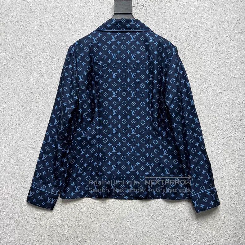 Louis Vuitton Louis Vuitton Full-print presbyopic mulberry silk long-sle Size XXS / US 00 / IT 34 - 2 Thumbnail