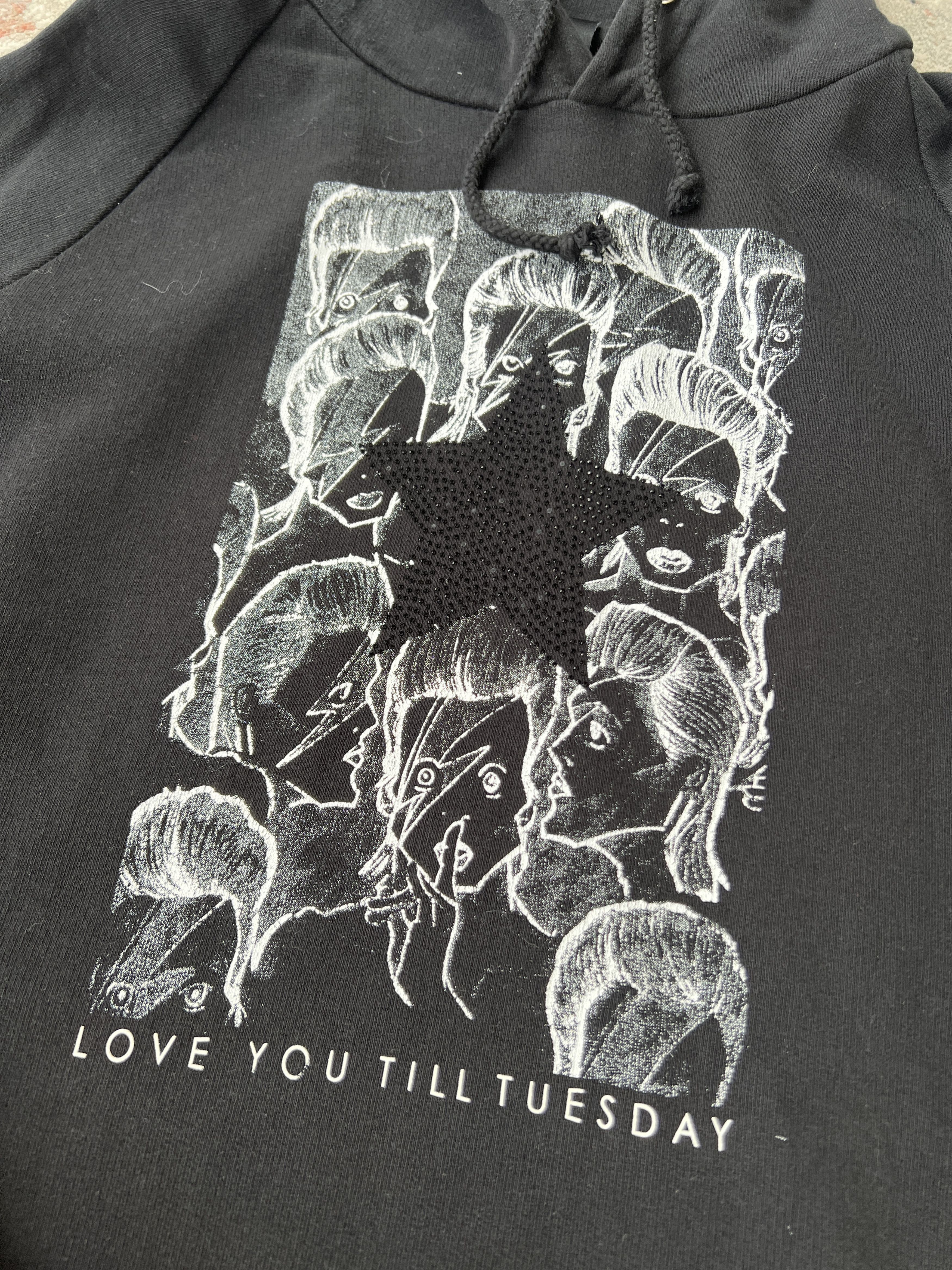 John Richmond John Richmond Love You Till Tuesday Hoodie Size US XL / EU 56 / 4 - 2 Thumbnail