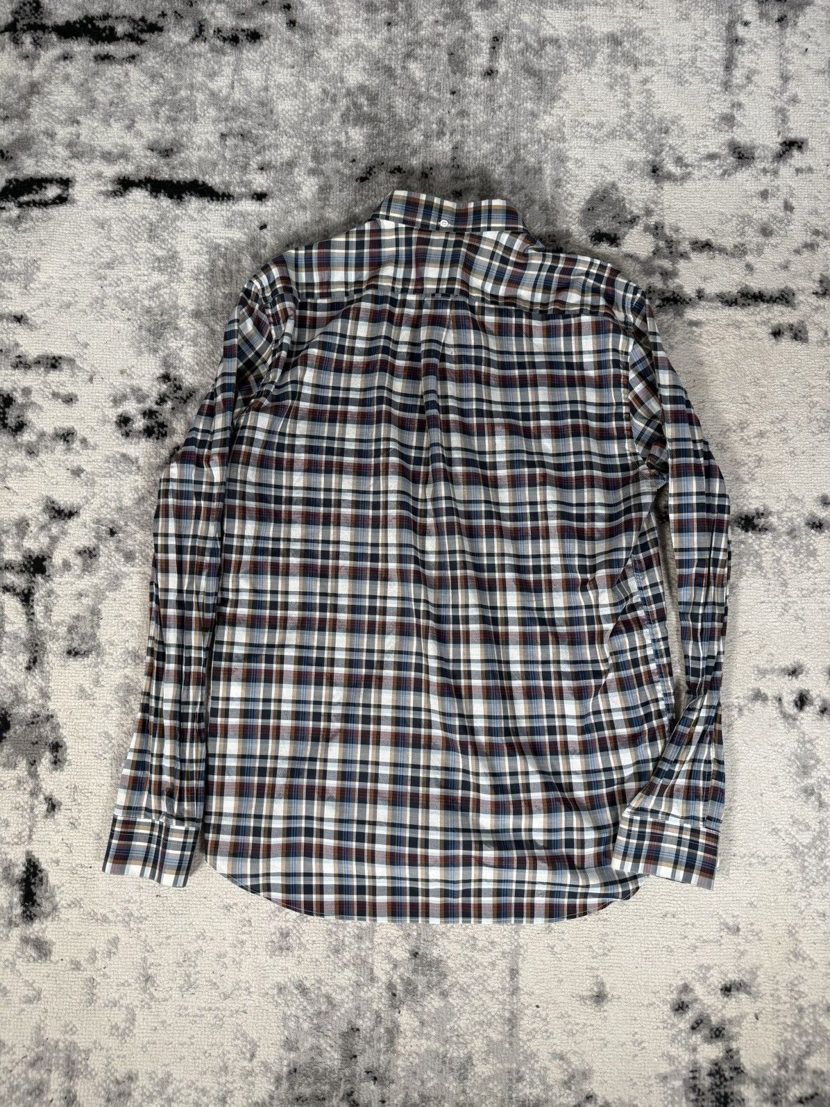 Acne Studios Acne Studios Isherwood PSS15 Checkered Button Up Shirt Size US L / EU 52-54 / 3 - 4 Thumbnail