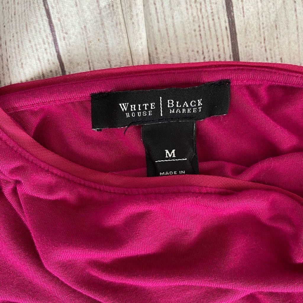 White House Black Market White House Black Market women M scoopneck front & back 3/4 Size M / US 6-8 / IT 42-44 - 6 Thumbnail