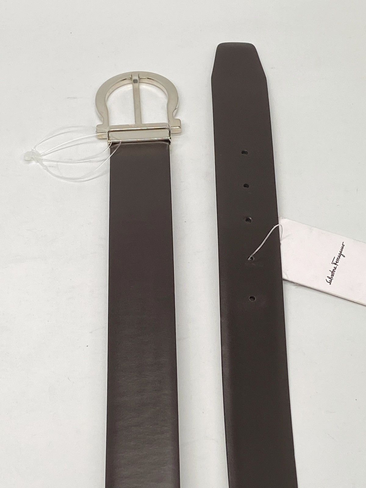 Salvatore Ferragamo Salvatore Ferragamo Reversible Leather Buckle Belt size 32 Size 32 - 4 Thumbnail