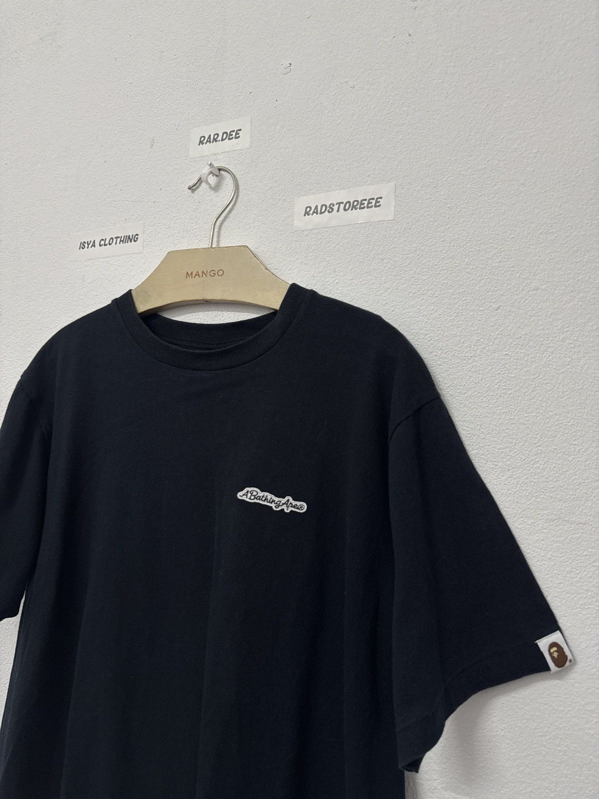 Bape A Bathing Ape White Big Head Spellout Tee Size US M / EU 48-50 / 2 - 3 Thumbnail