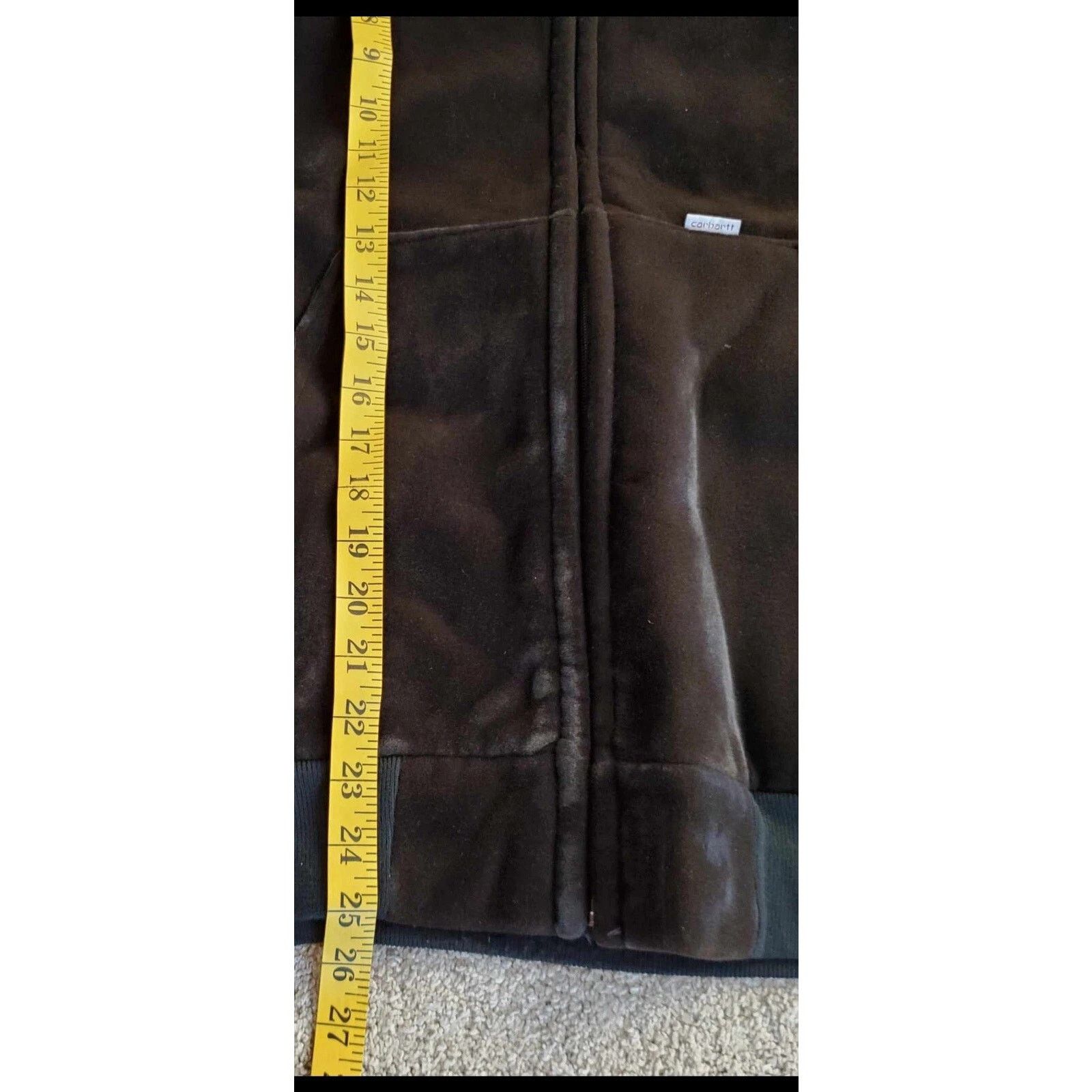 Carhartt Carhartt – Velour Full Zip Hoodie USA Made Distressed M Size US M / EU 48-50 / 2 - 9 Thumbnail