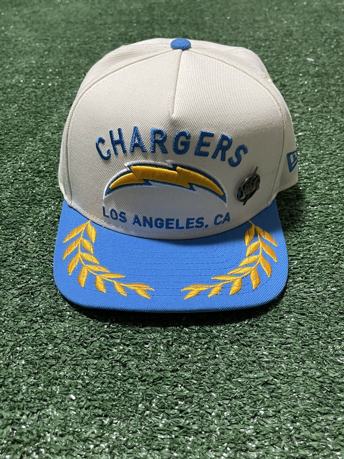 New Era Los Angeles Chargers New Era 2025 NFL Draft 59FIFTY Cream Size ONE SIZE - 1 Thumbnail