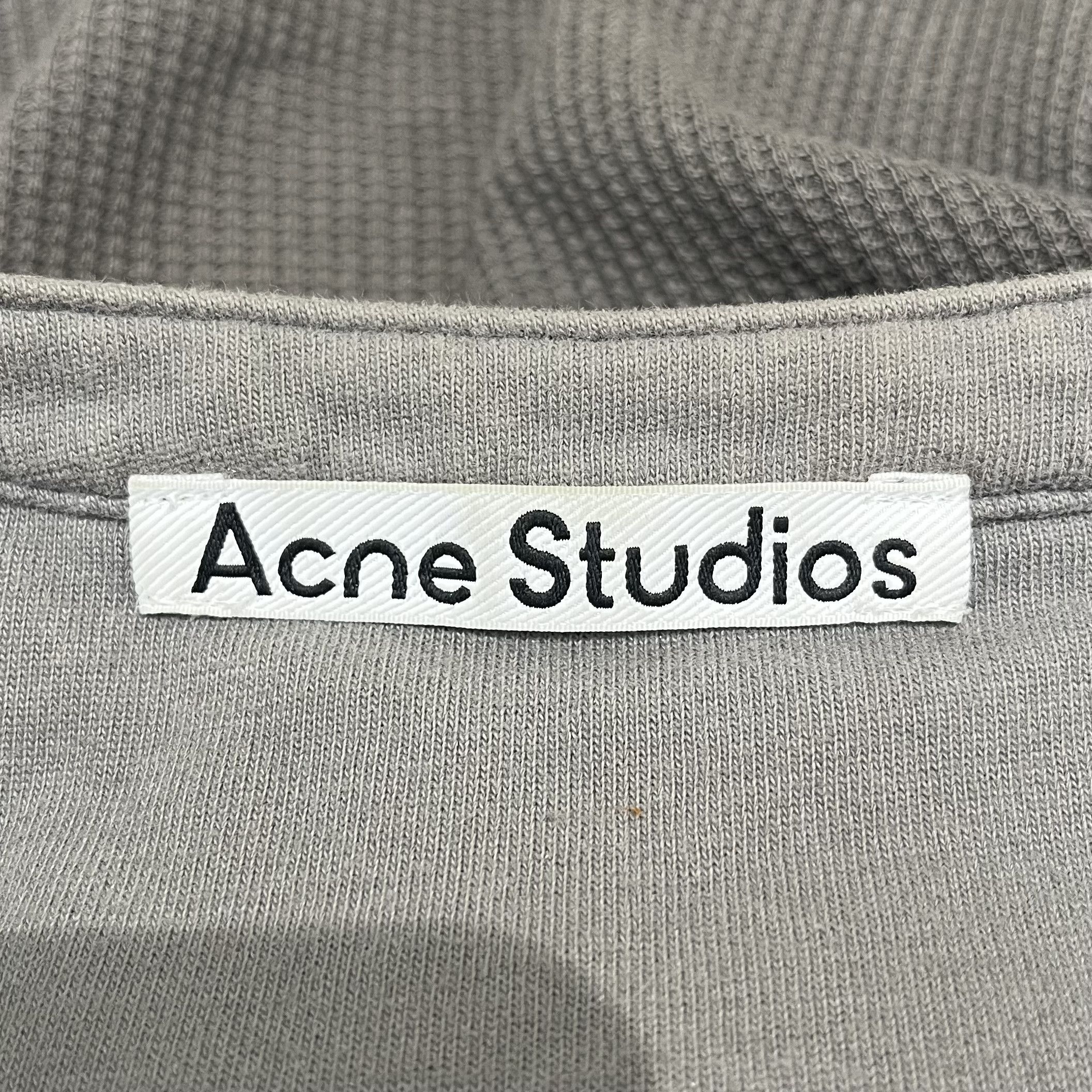 Acne Studios Acne Studios Thermal L/S T-Shirt Grey Size US M / EU 48-50 / 2 - 3 Thumbnail