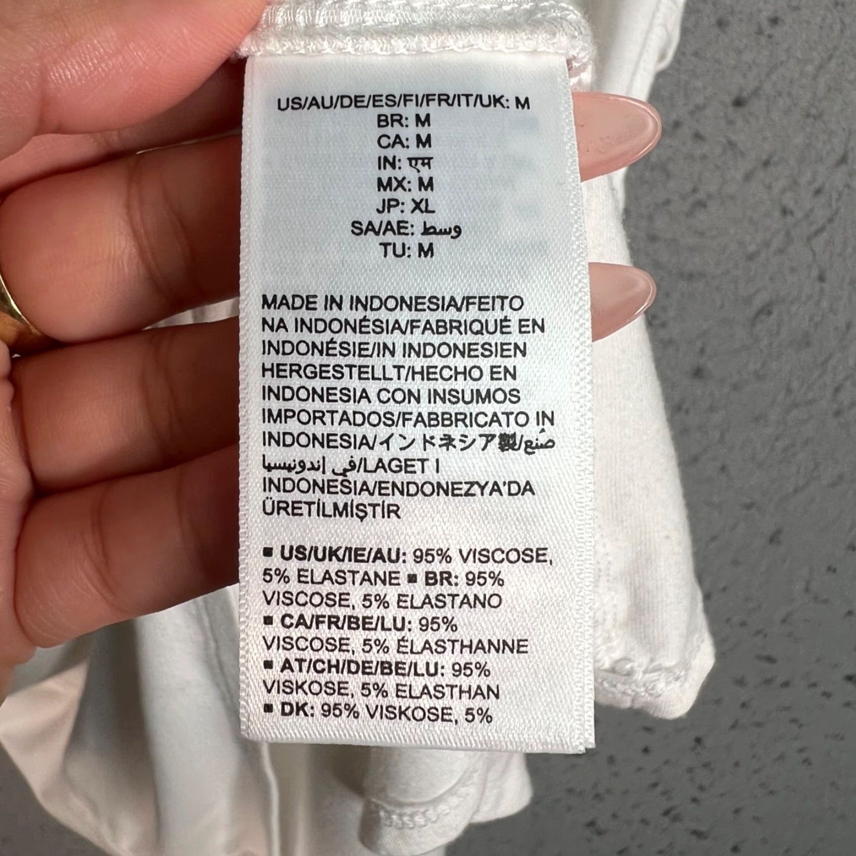Vintage Daily Ritual White Womens T-Shirt Size Medium Viscose Elastane Blend Shirt Adult Womens Medium White T-Shirt 90s? Size M / US 6-8 / IT 42-44 - 4 Thumbnail
