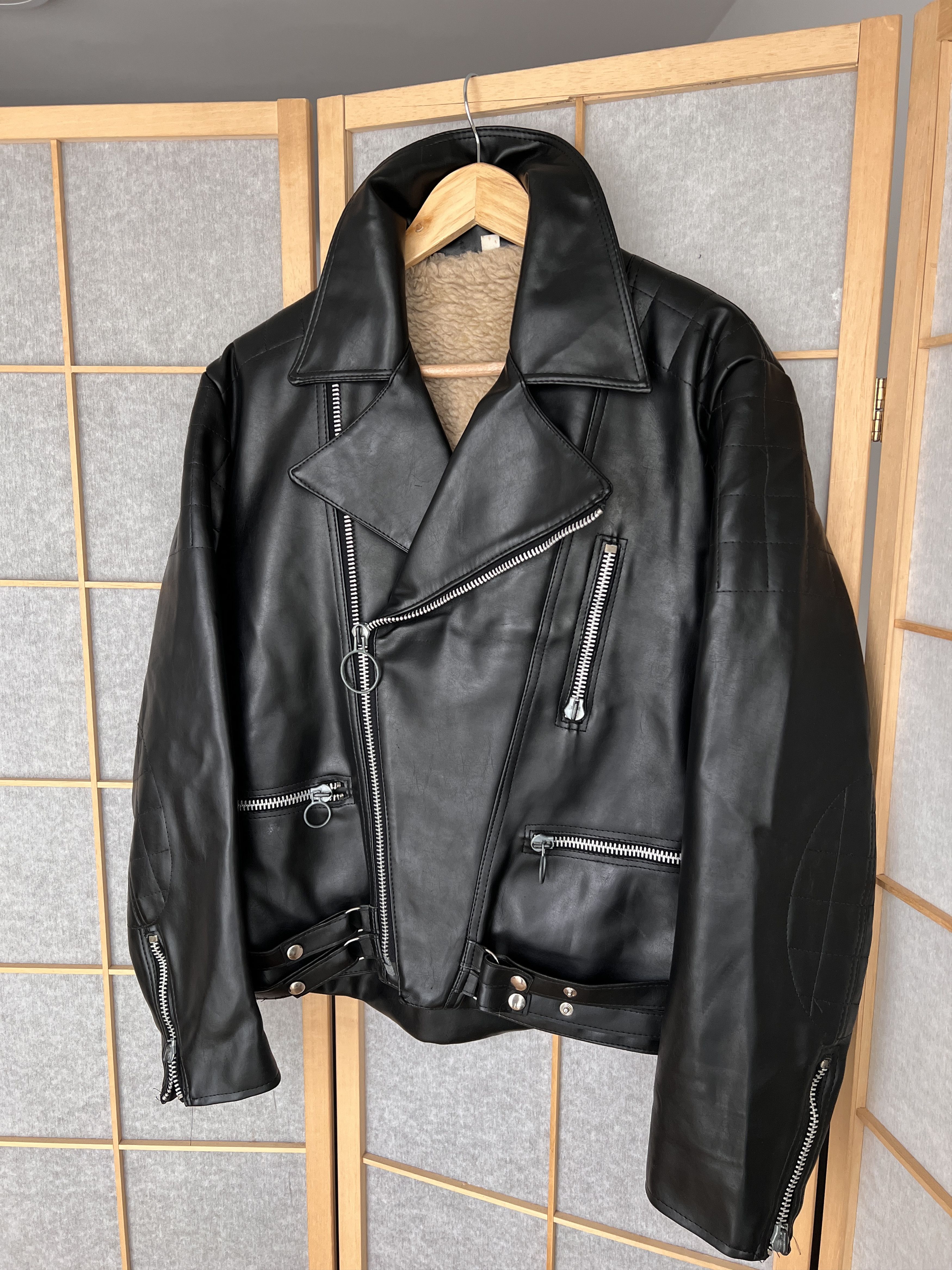 Hysteric Glamour Vegan eco leather 90s Biker jacket bomber opium avant garde Size US M / EU 48-50 / 2 - 5 Thumbnail