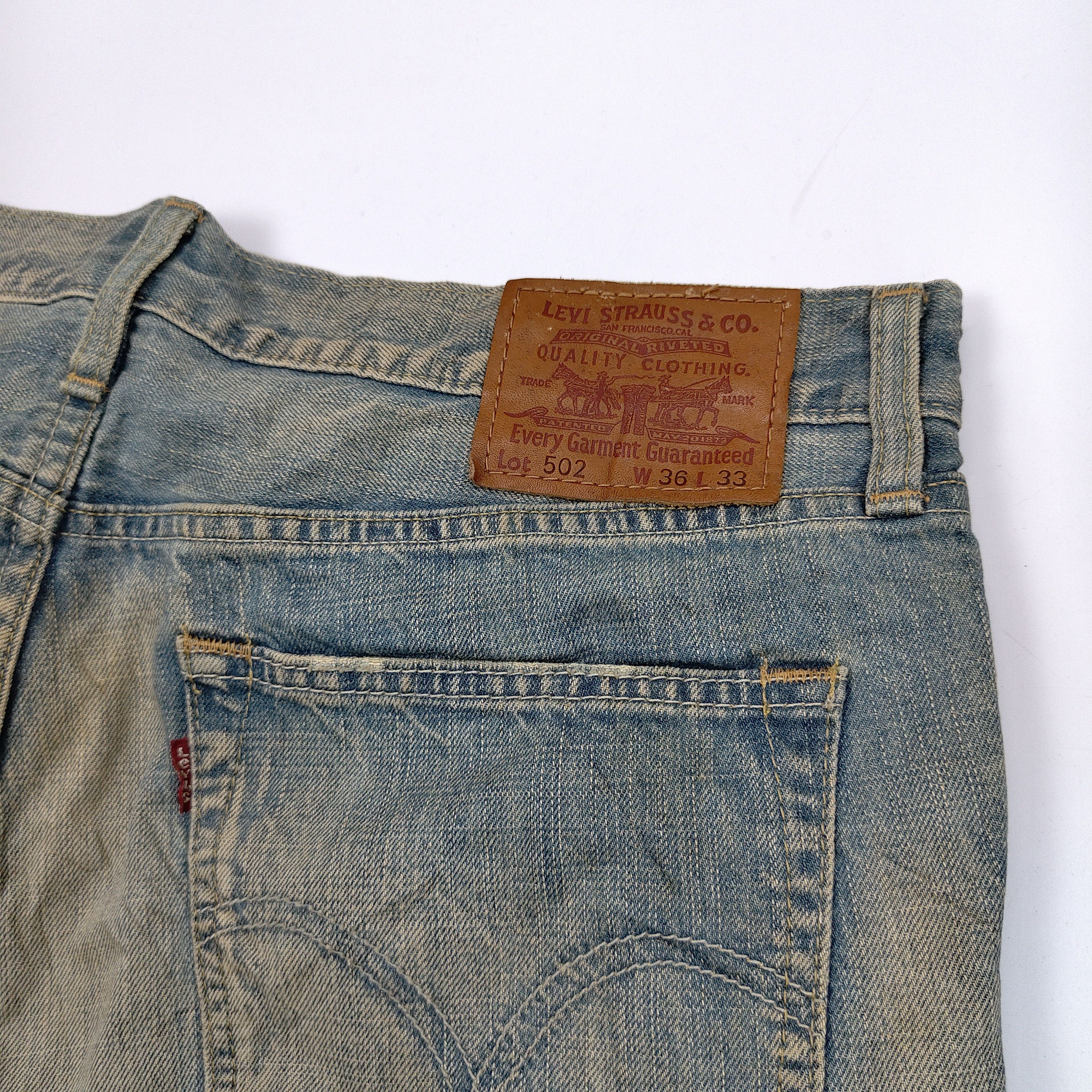Levi's Levis 502 Rusty Mudwash #P1 Size US 36 / EU 52 - 5 Thumbnail