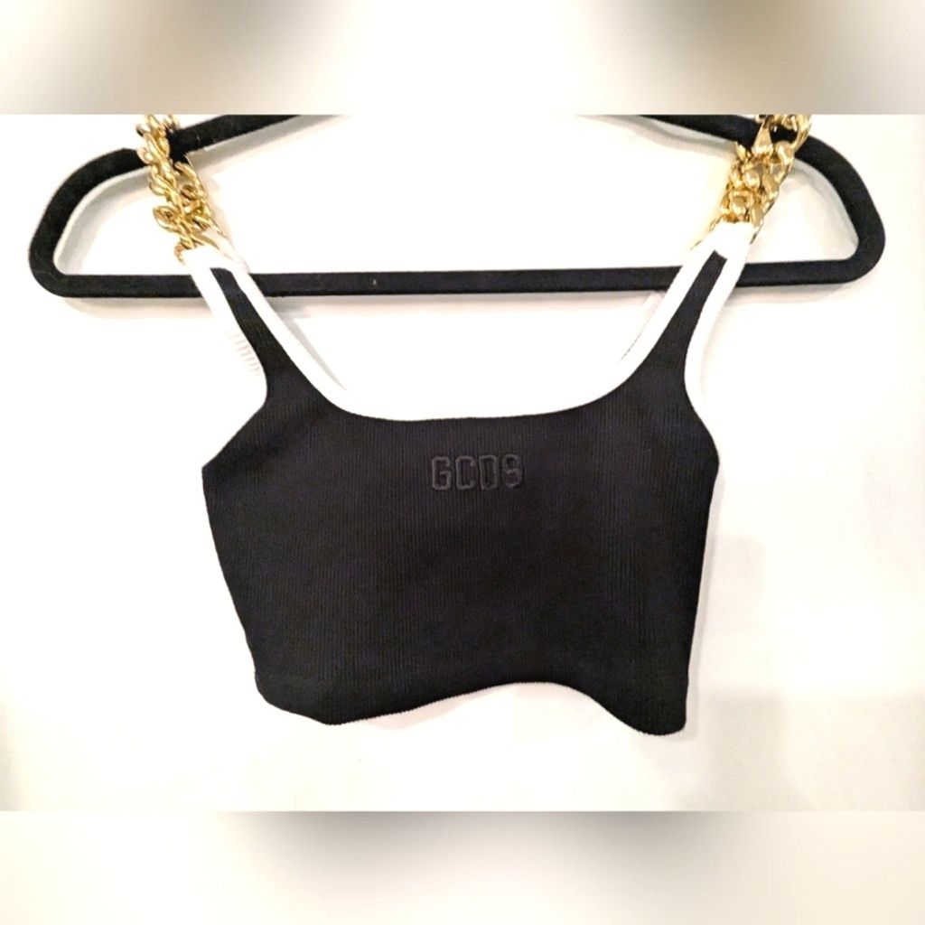 GCDS ***SALE***GCDS Chain Strap Knit Crop Top Size XS / US 0-2 / IT 36-38 - 5 Thumbnail