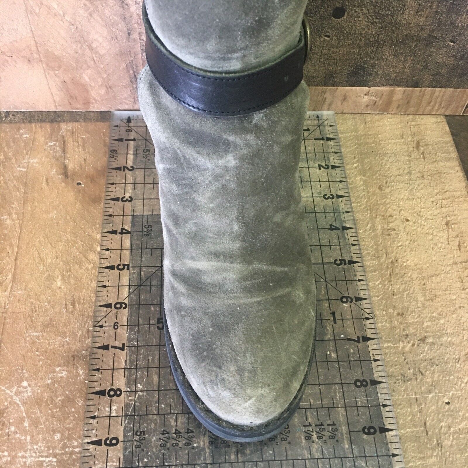 Fiorentini + Baker Fiorentini Baker Gray Ankle Suede Boots Womens EUR 36 US 6 Size US 6 / IT 36 - 3 Thumbnail