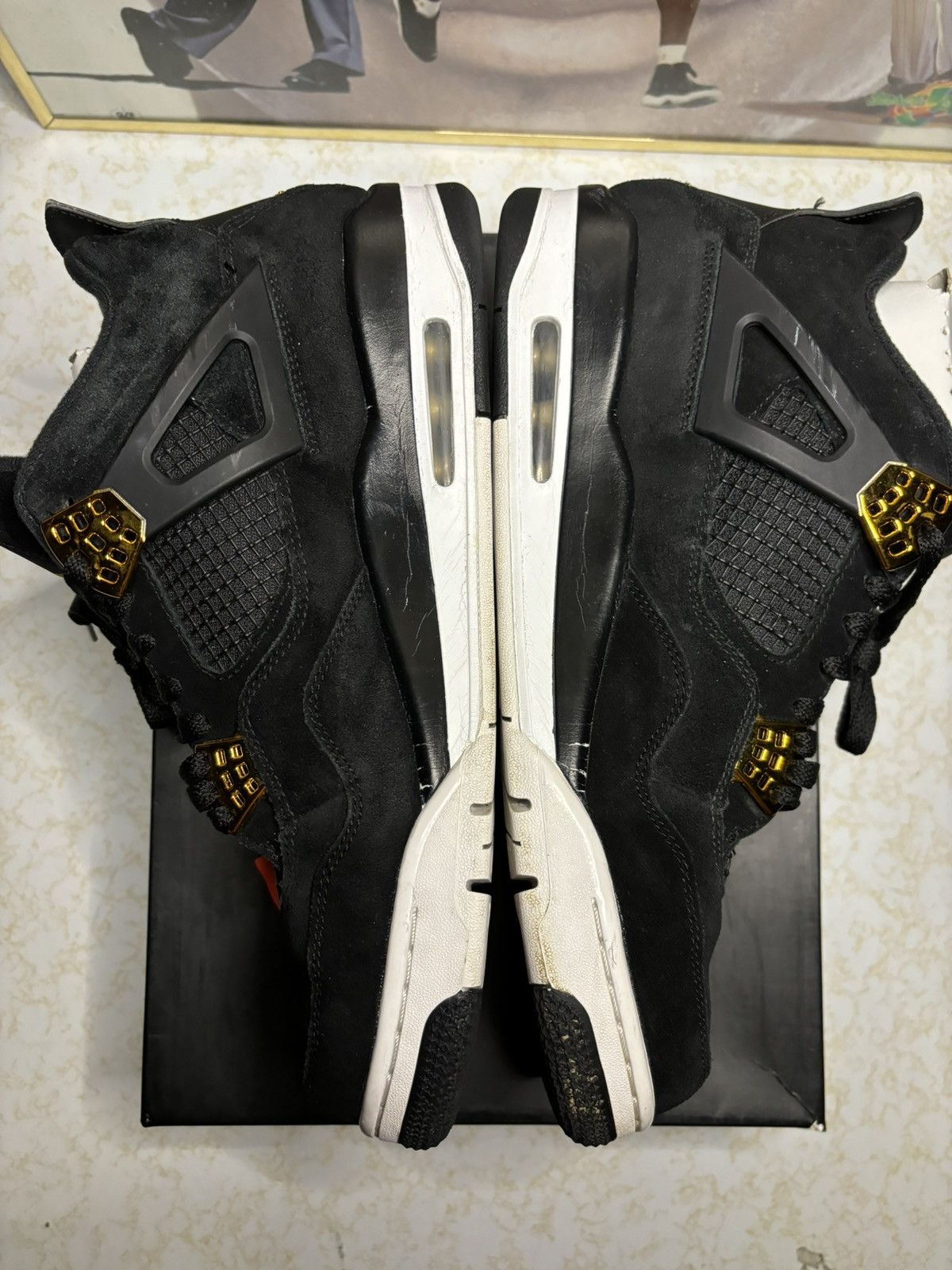 Jordan Brand Air Jordan 4 Retro Royalty 2017 Size US 12 / EU 45 - 3 Thumbnail
